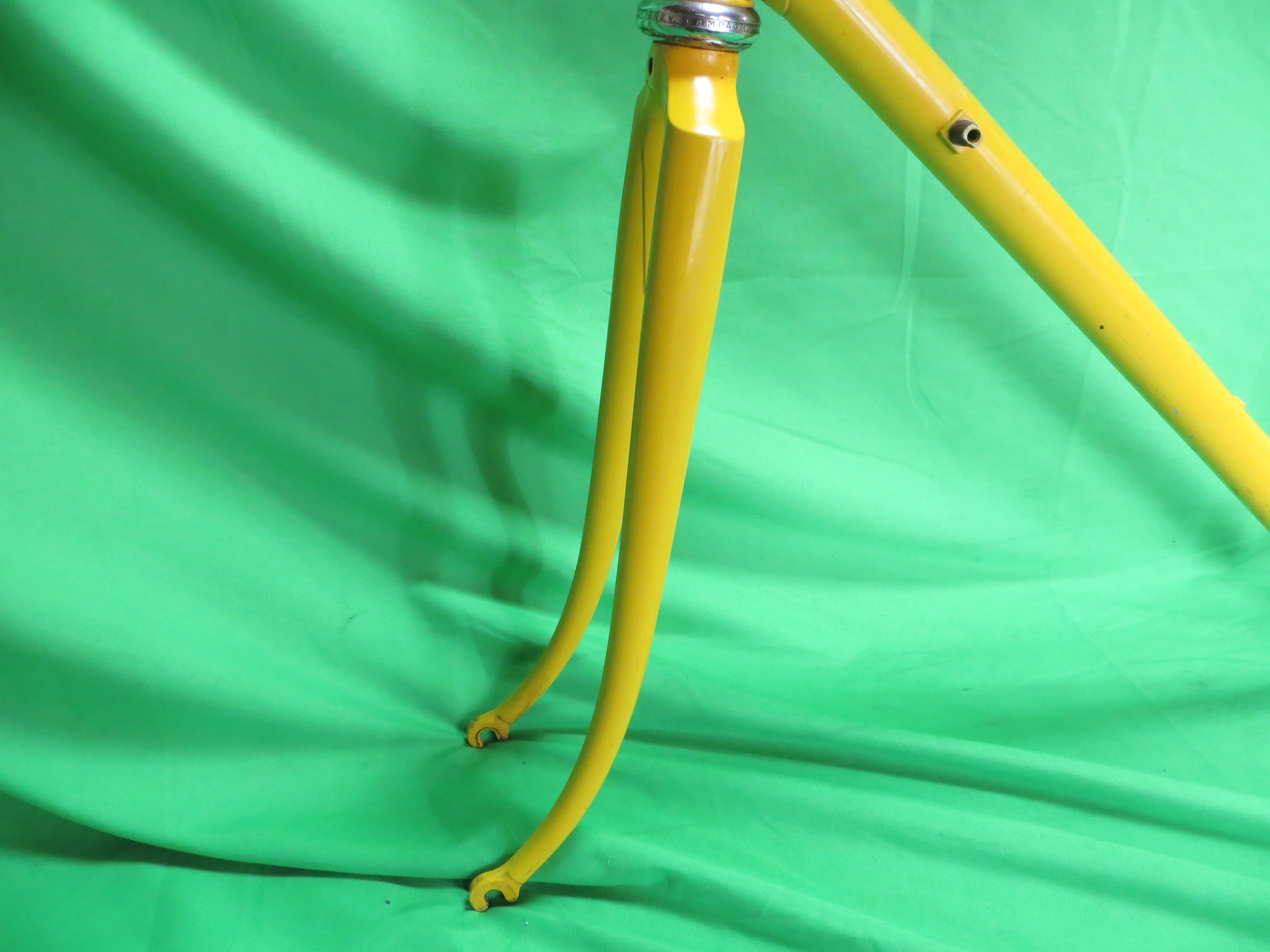 70's Nichibei Fuji Campy Dropouts Rearends // Yellow  // 50cm Road Bike - Image 3