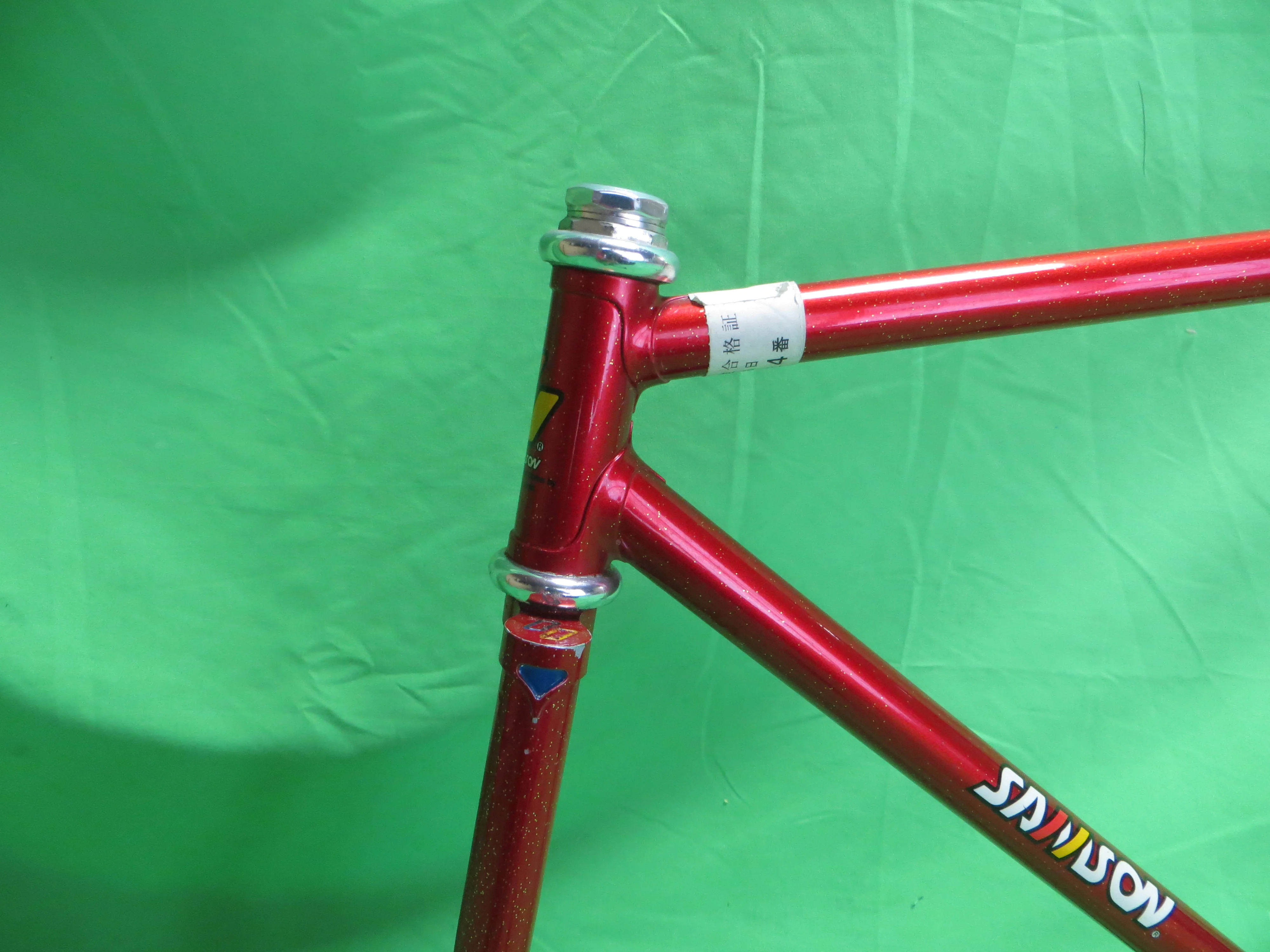 90's Samson Reynolds 753 // Red with Gold Flake // 49cm - Image 2
