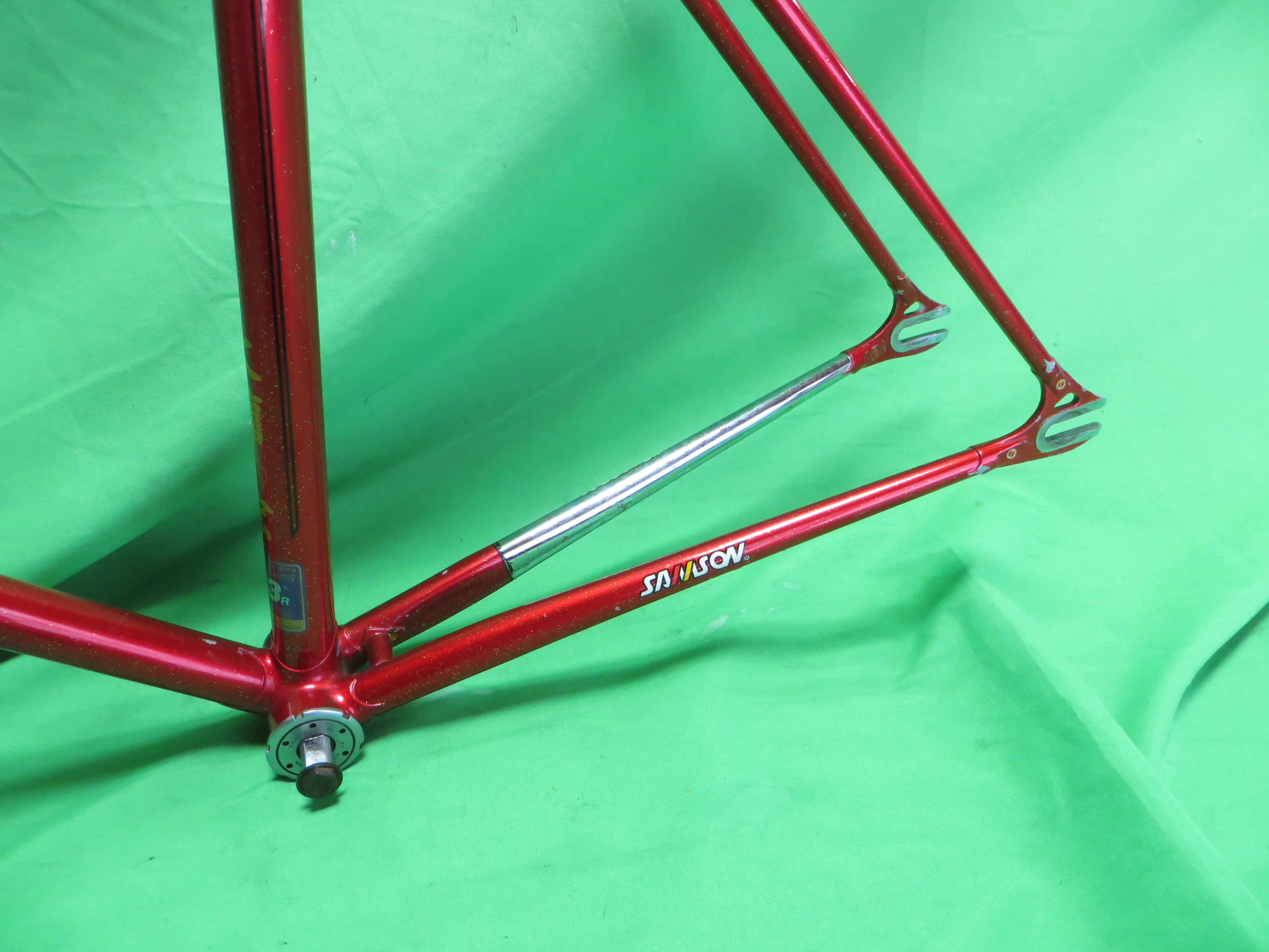 90's Samson Reynolds 753 // Red with Gold Flake // 49cm - Image 7