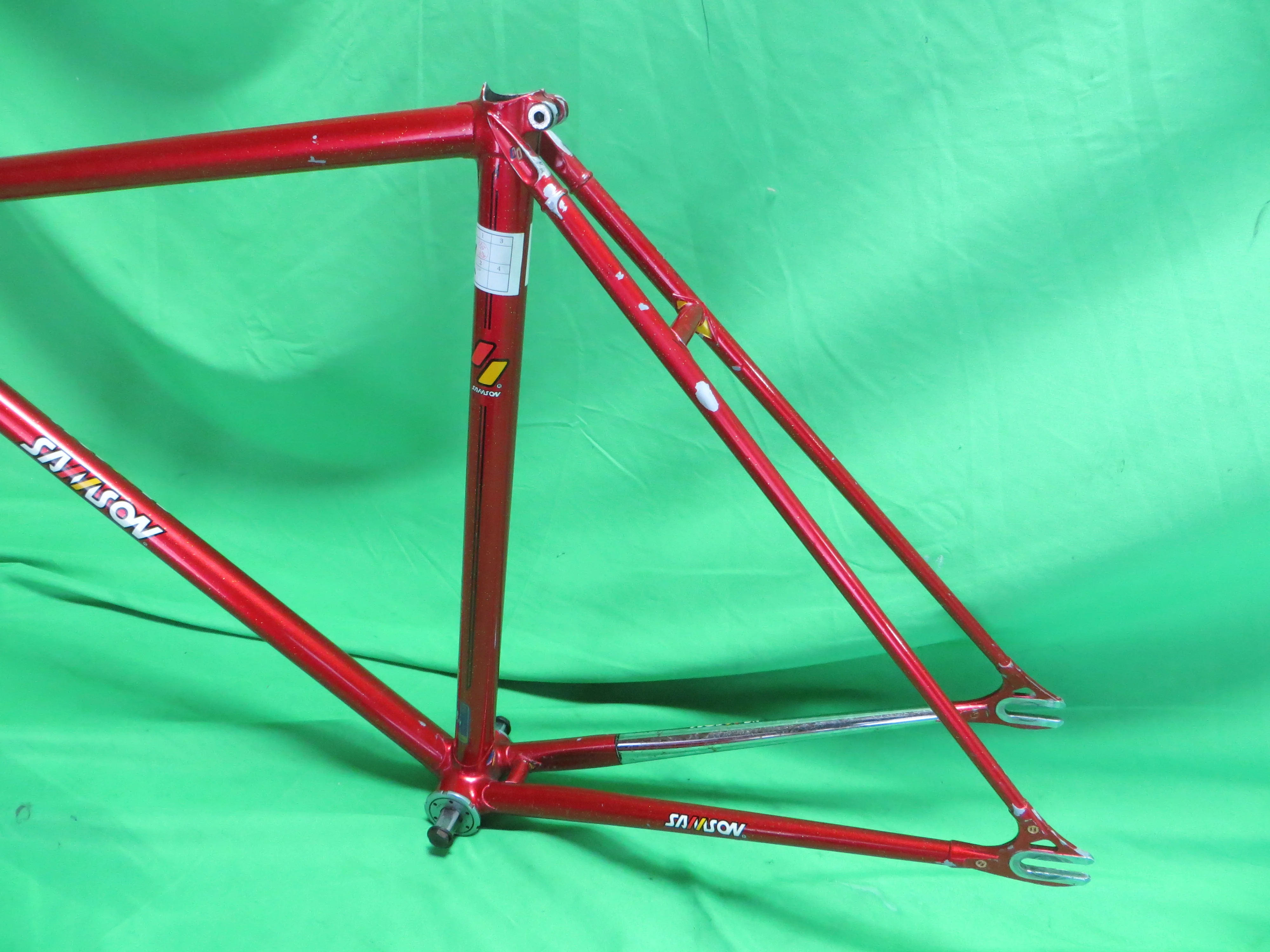 90's Samson Reynolds 753 // Red with Gold Flake // 49cm - Image 8