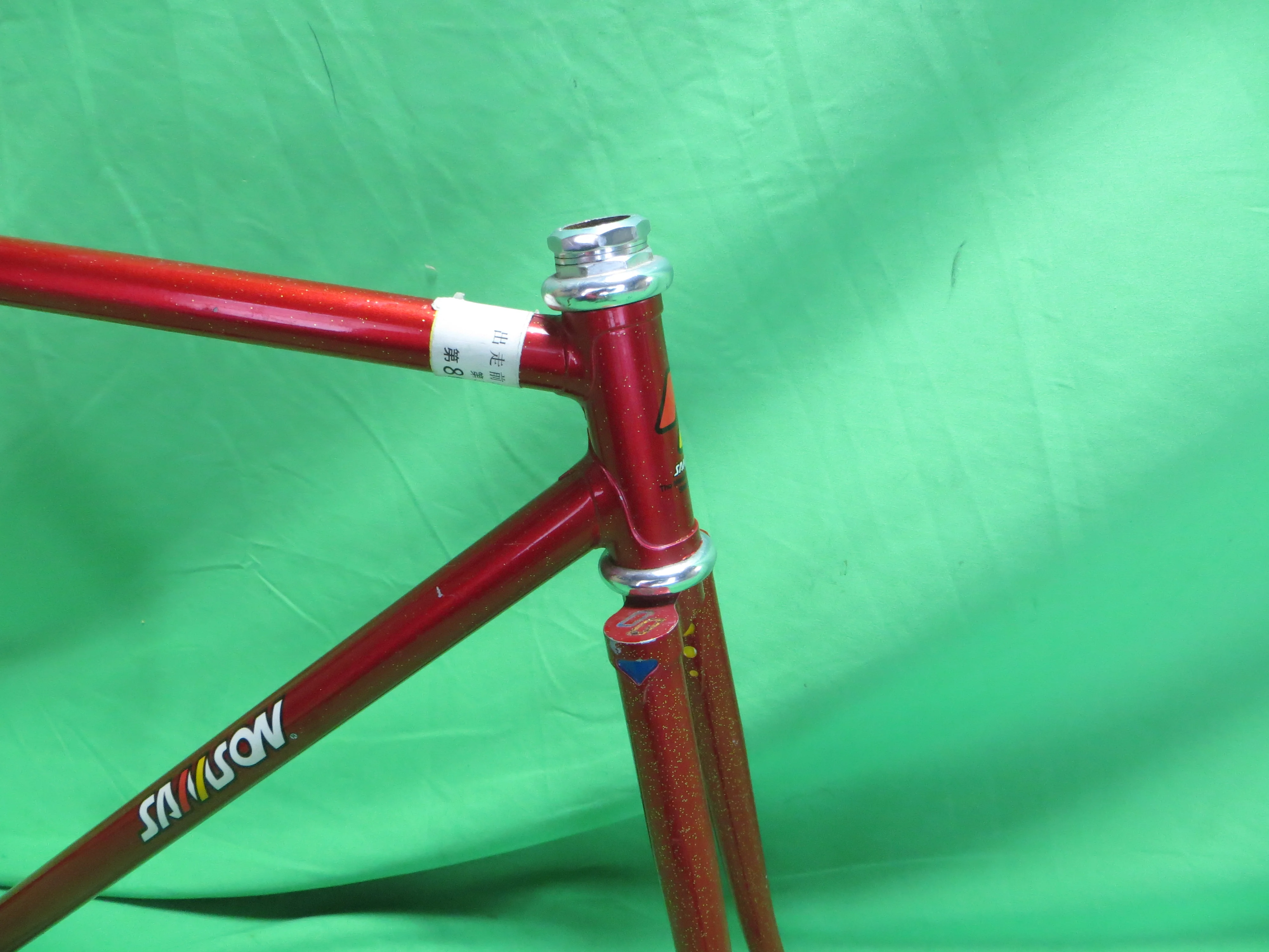 90's Samson Reynolds 753 // Red with Gold Flake // 49cm - Image 9