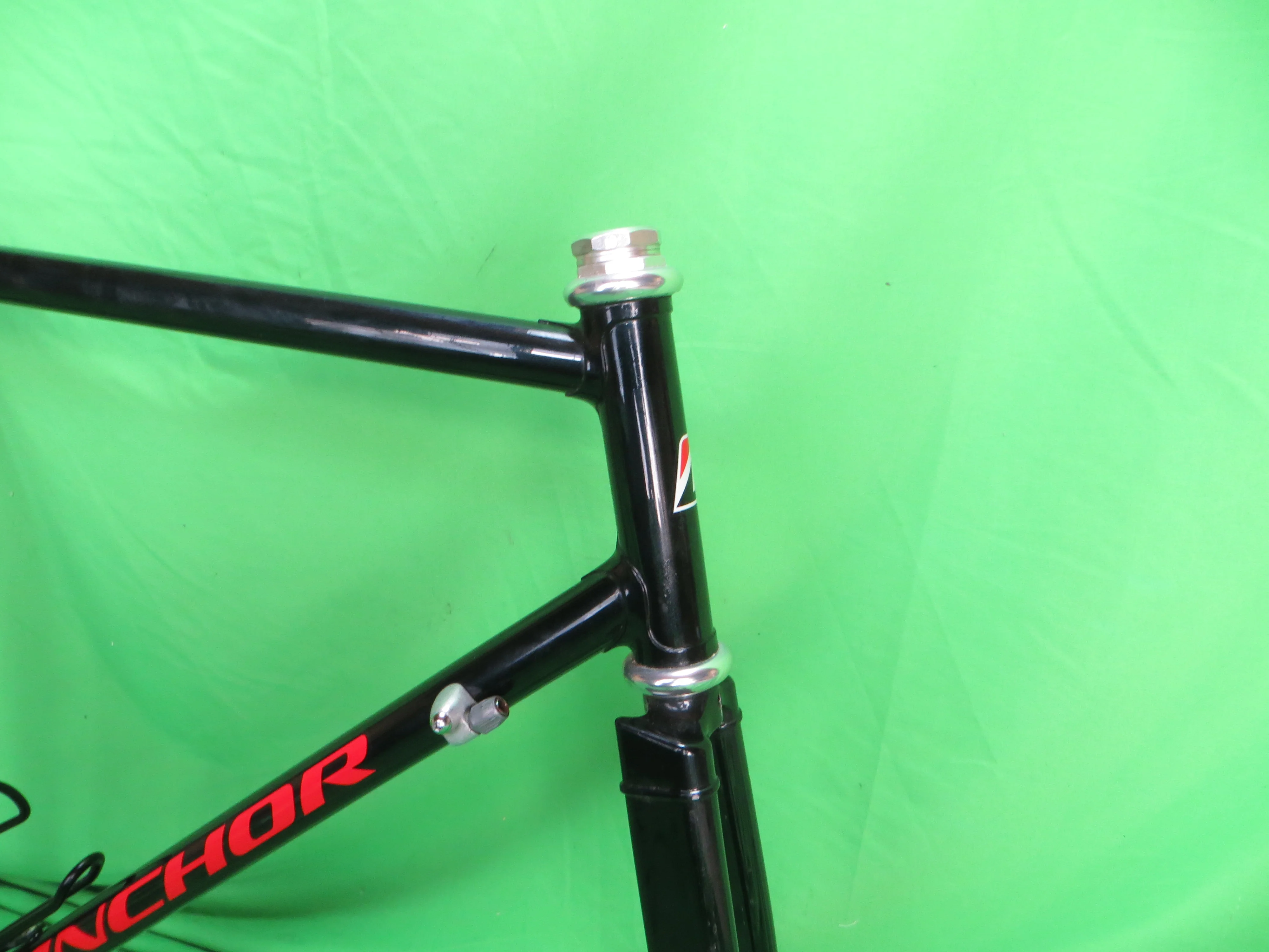 Anchor Columbus Max Fork Road Frame // Black with Fine Blue Flake // 54cm - Image 9