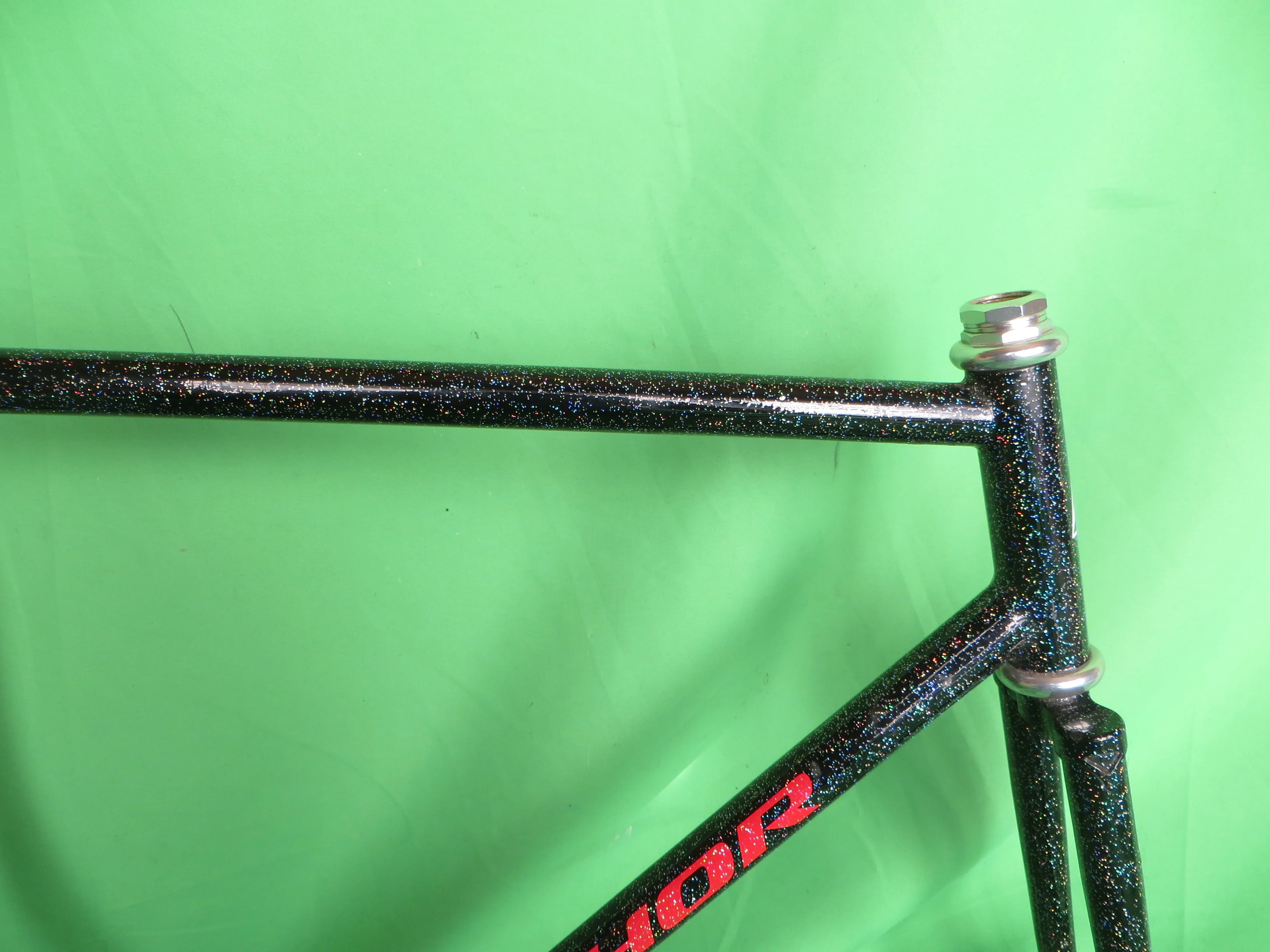 Anchor Lugless // Black with Super Rainbow Flake // 54cm - Image 12