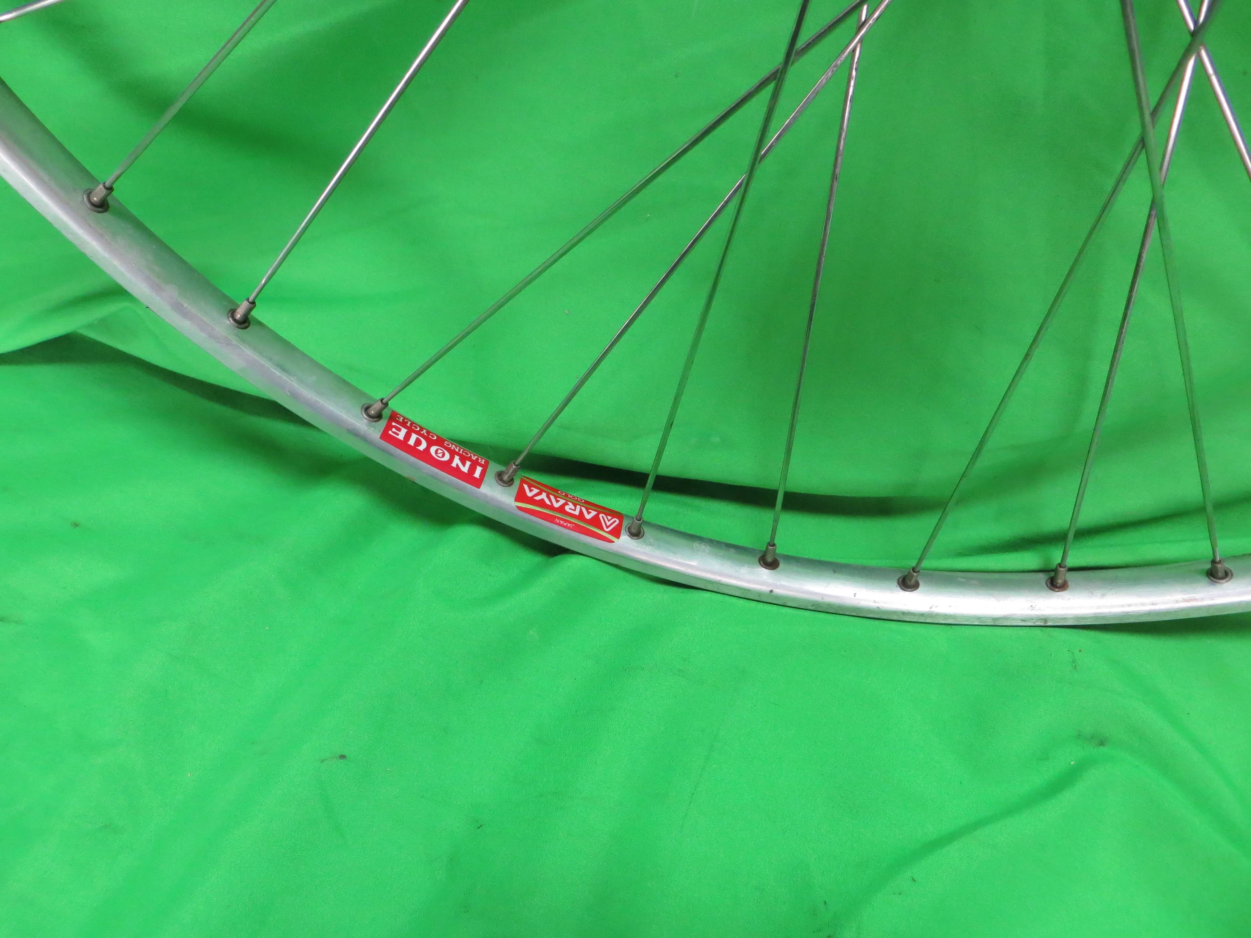 Araya Gold 16B 700c Tubular NJS rim, Shimano Dura Ace HB-7600 36H NJS 100mm/8mm Front Hub (25011203) - Image 3