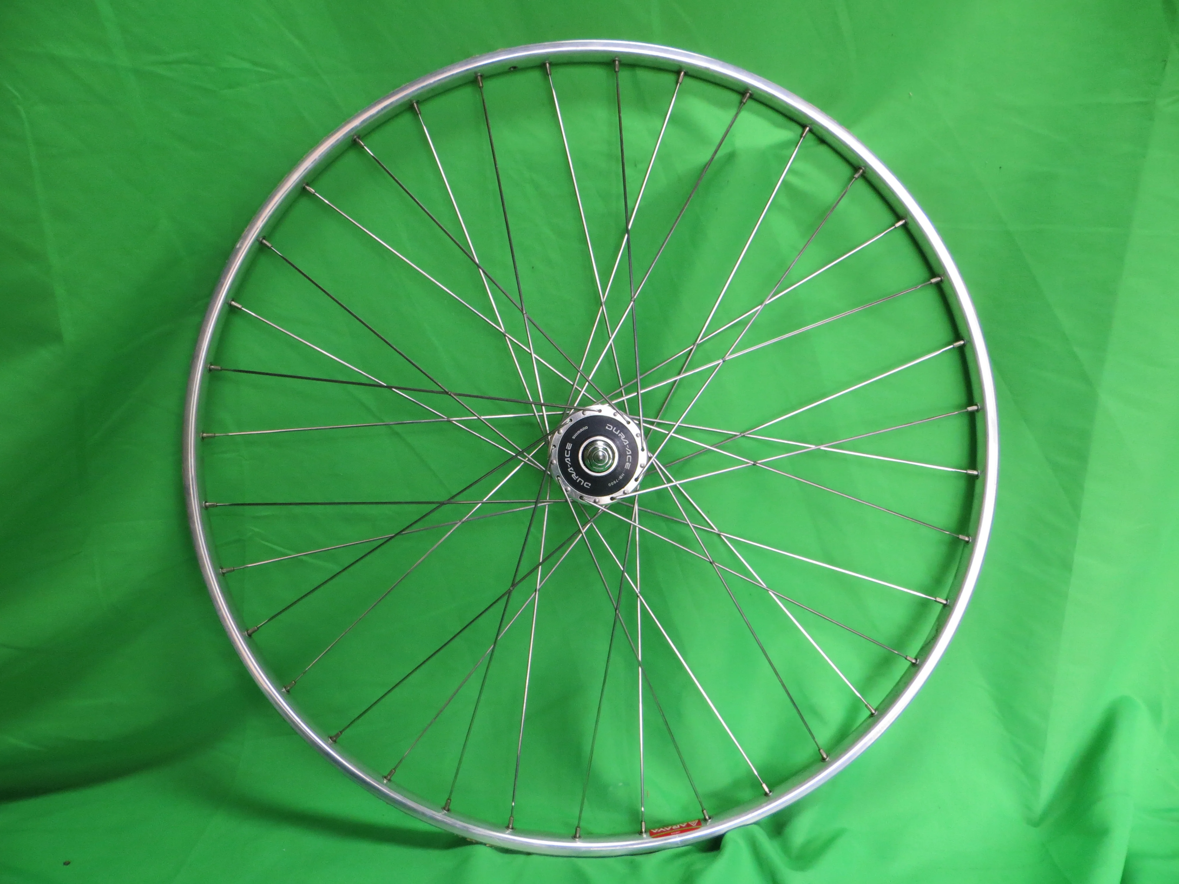 Araya Gold 16B 700c Tubular NJS rim, Shimano Dura Ace HB-7600 36H NJS 100mm/9mm Front Hub (24110504)