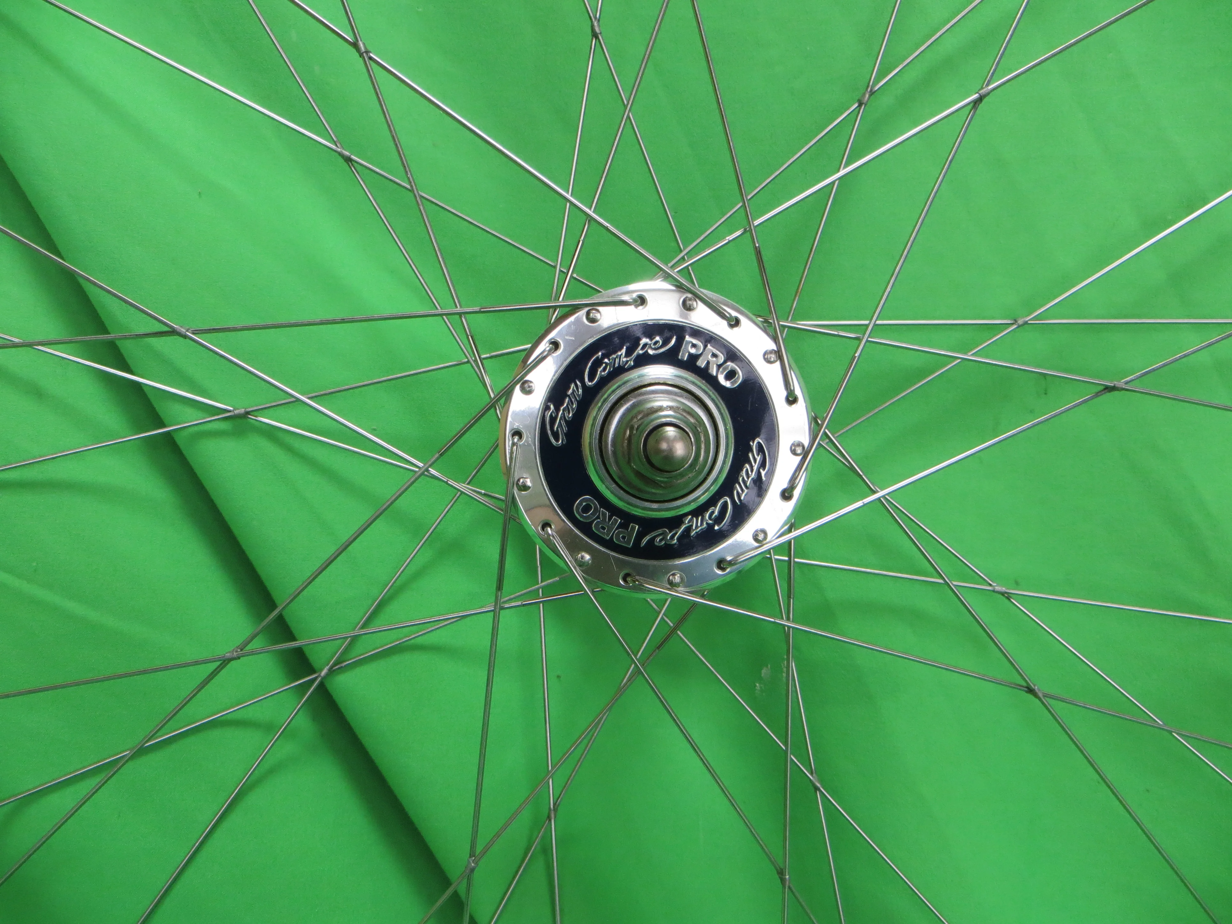 Araya Gold 16B NJS 700c 36H Tubular Rim, Gran Compe Pro 100mm/9mm NJS Front Hub (25042301) - Image 5
