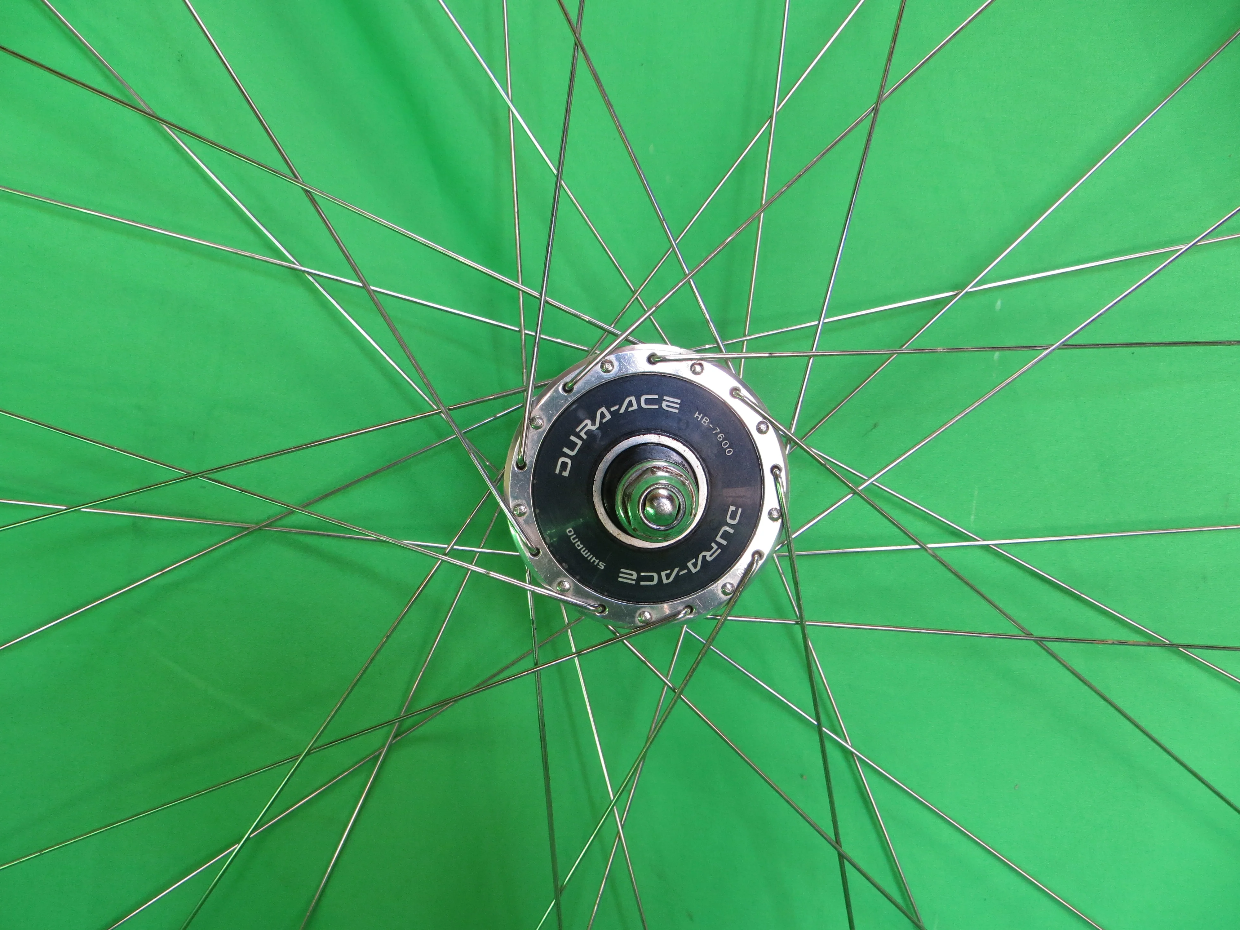 Araya Gold World Champion 16B 700c Tubular NJS rim, Shimano Dura Ace HB-7600 36H NJS 100mm/8mm Front Hub (25011104) - Image 5