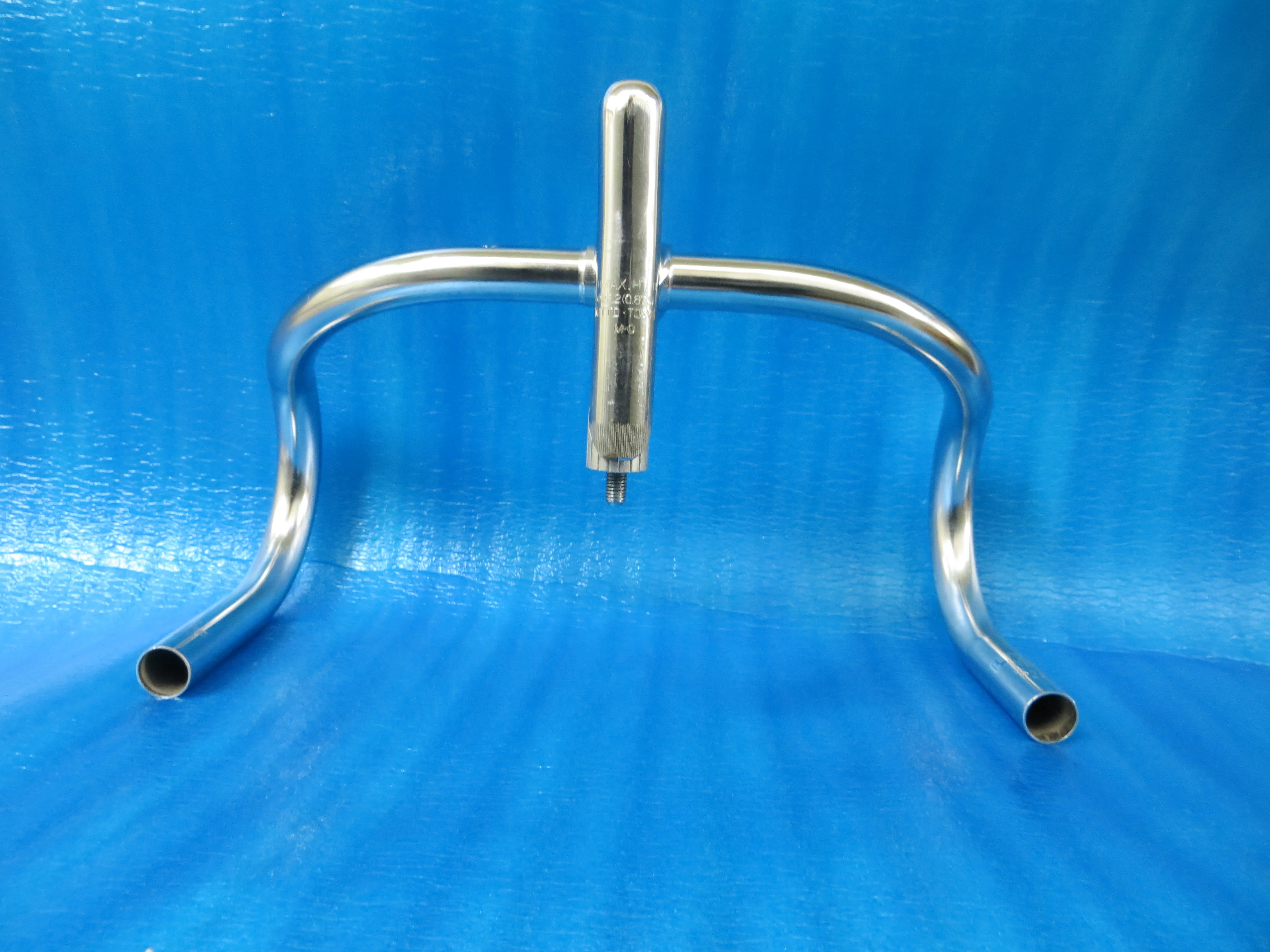 B123 370mm CrMo NJS Handlebar, Nitto Jaguar, 95mm/58 degree Steel NJS Stem (24032009) - Image 4