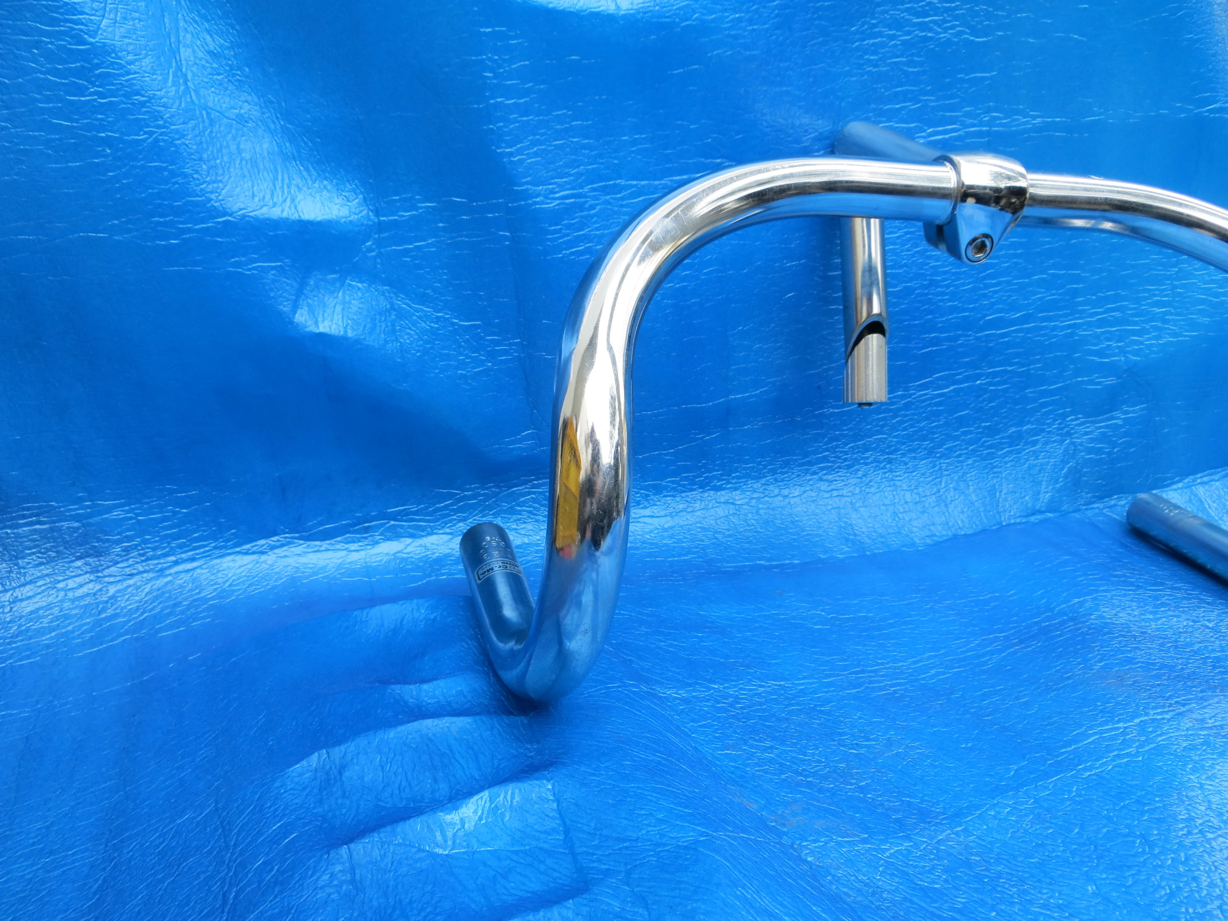 B123 380mm CrMo NJS Handlebar, Nitto Jaguar, 100mm/58 degree Steel NJS Stem (24020201) - Image 2