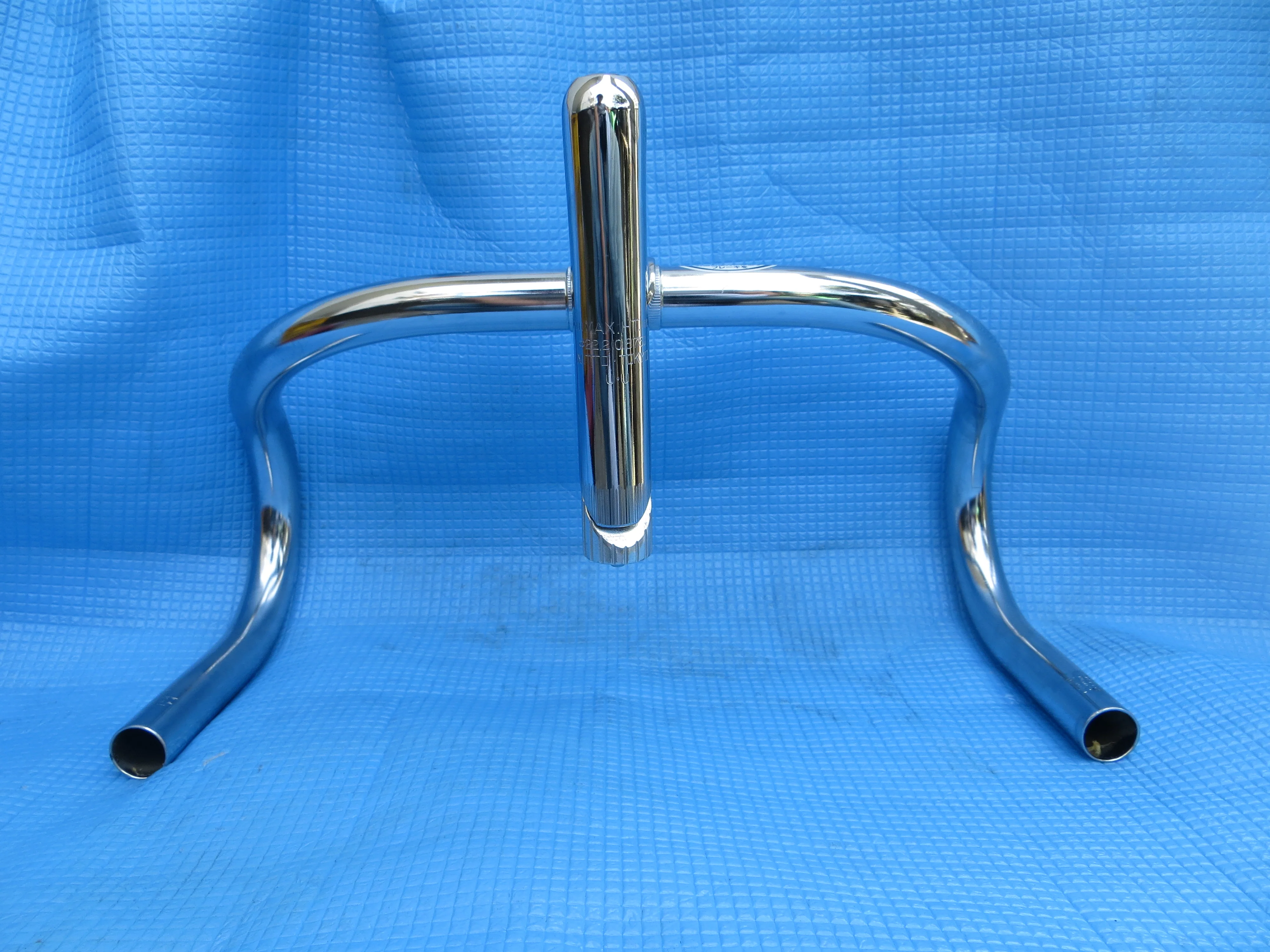 B123 380mm Steel NJS Handlebar, Nitto Jaguar 120mm/58 degree Steel NJS Stem (23041102) - Image 4