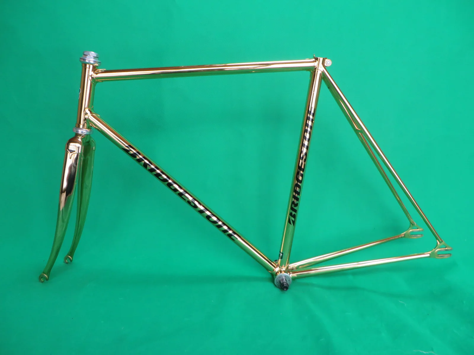 Bridgestone Columbus Max Fork // Gold Plated Finish // 54.5cm
