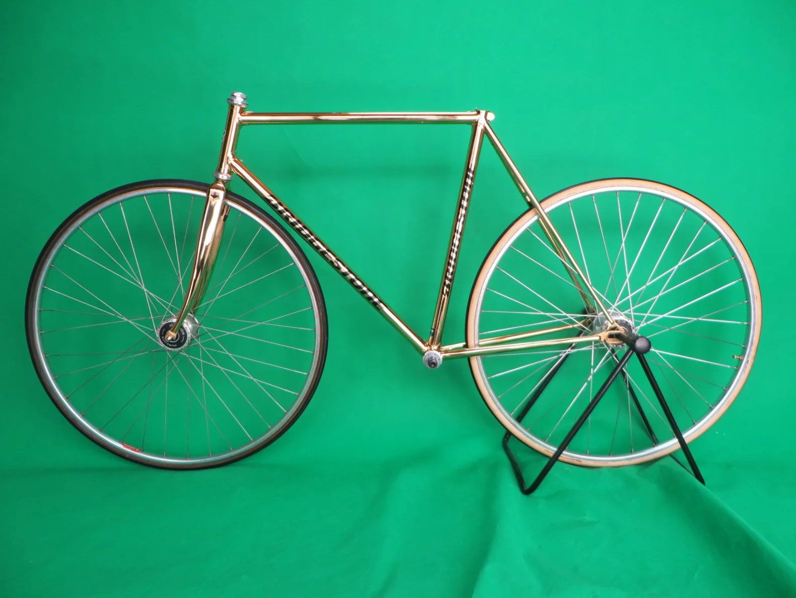 Bridgestone Columbus Max Fork // Gold Plated Finish // 54.5cm - Image 16