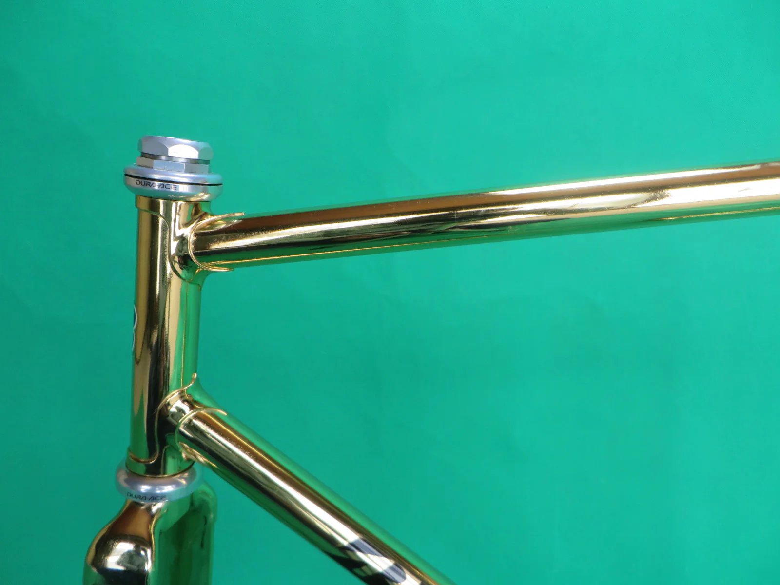 Bridgestone Columbus Max Fork // Gold Plated Finish // 54.5cm - Image 4