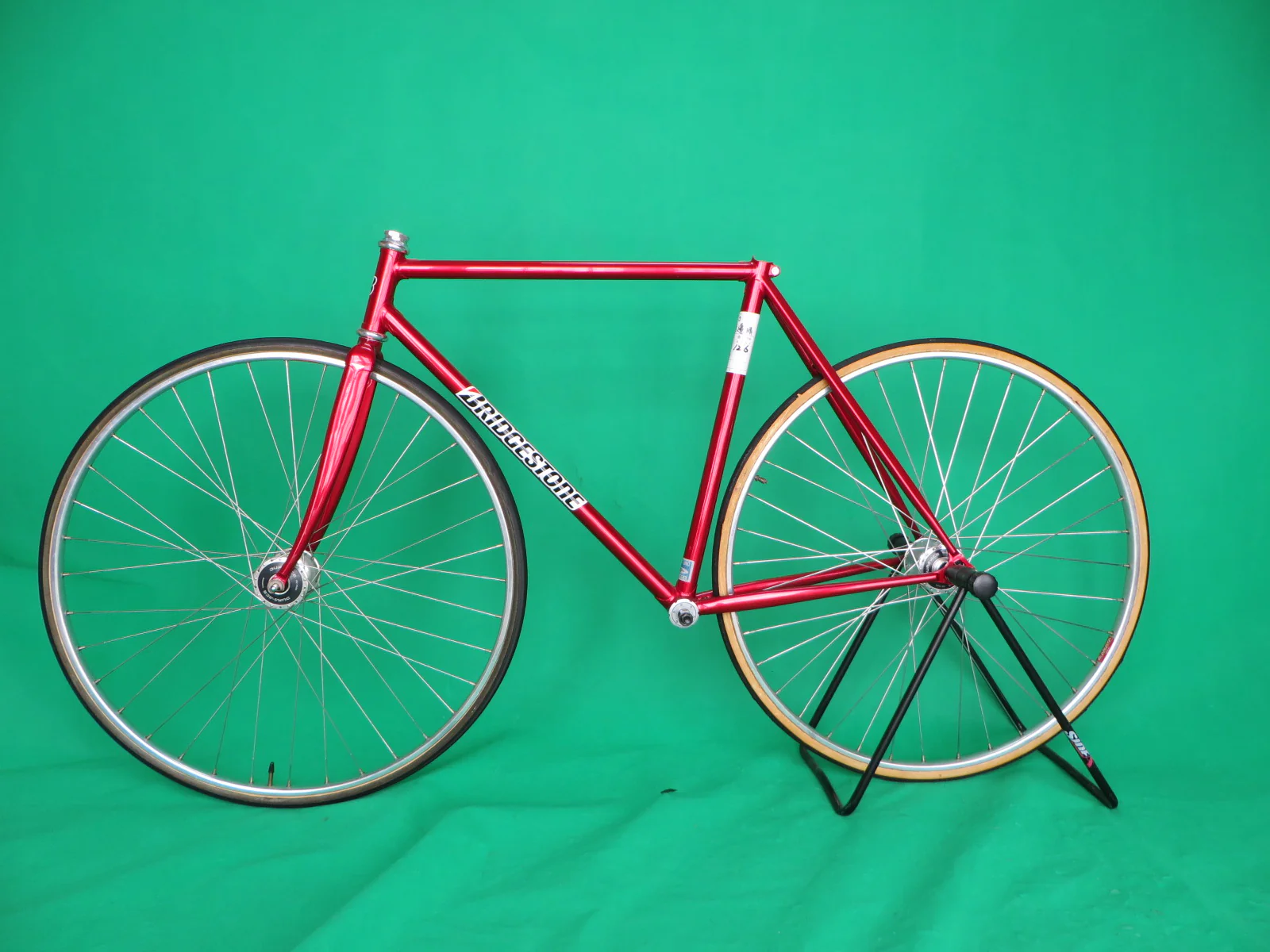 Bridgestone 2018 Columbus Max Fork // Candy Red // Dedacciai Zero Uno Tubing // 51.5cm - Image 16