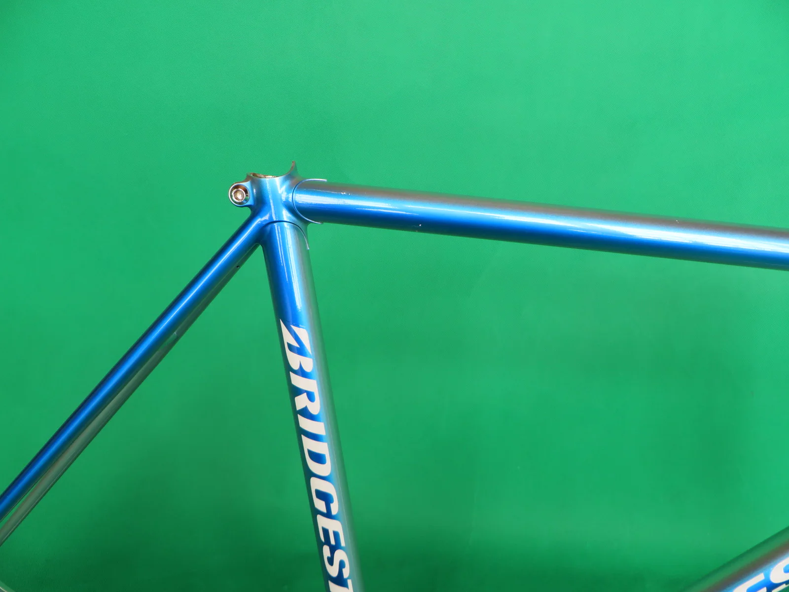 Bridgestone Columbus Max Fork // Blue Metallic Silver Fade // 49cm - Image 12