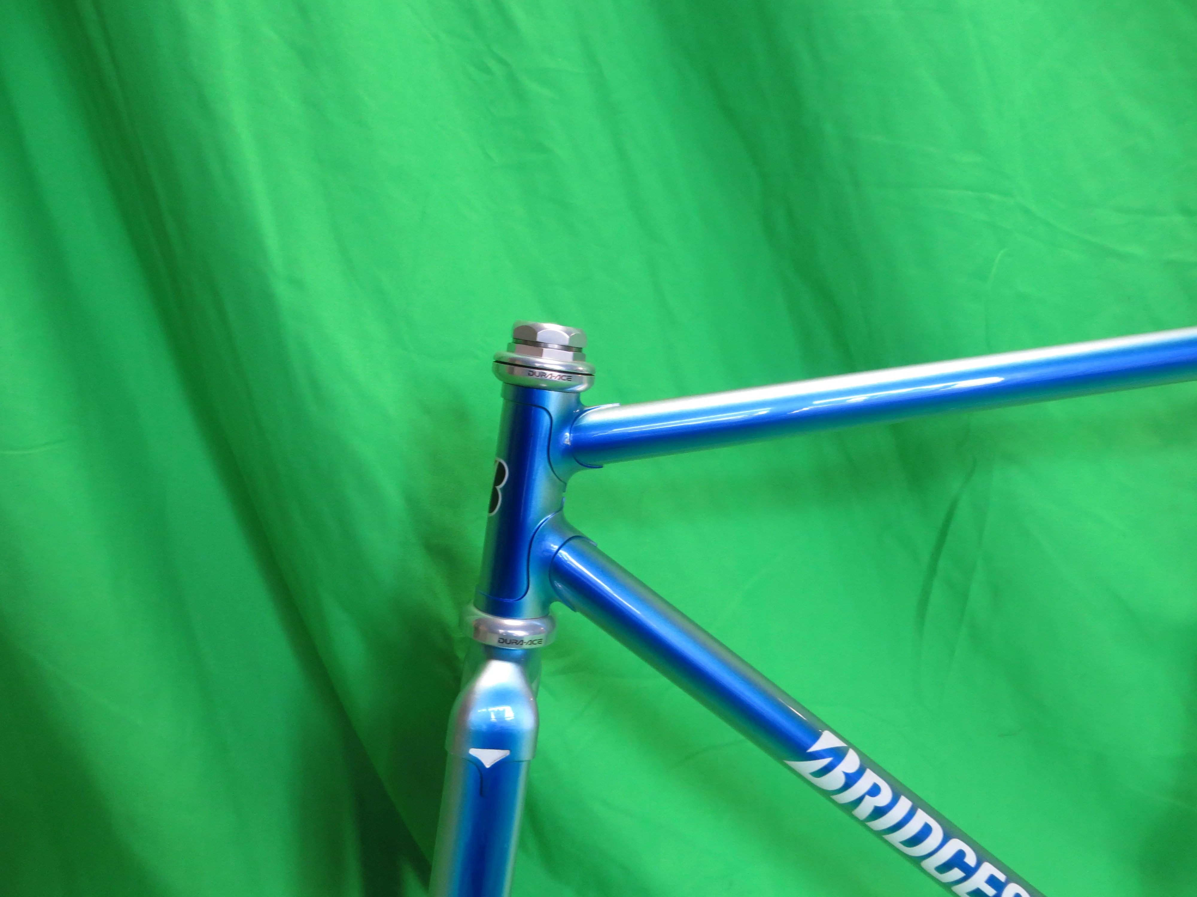 Bridgestone Columbus Max Fork // Blue Metallic Silver Fade // 50.5cm - Image 2