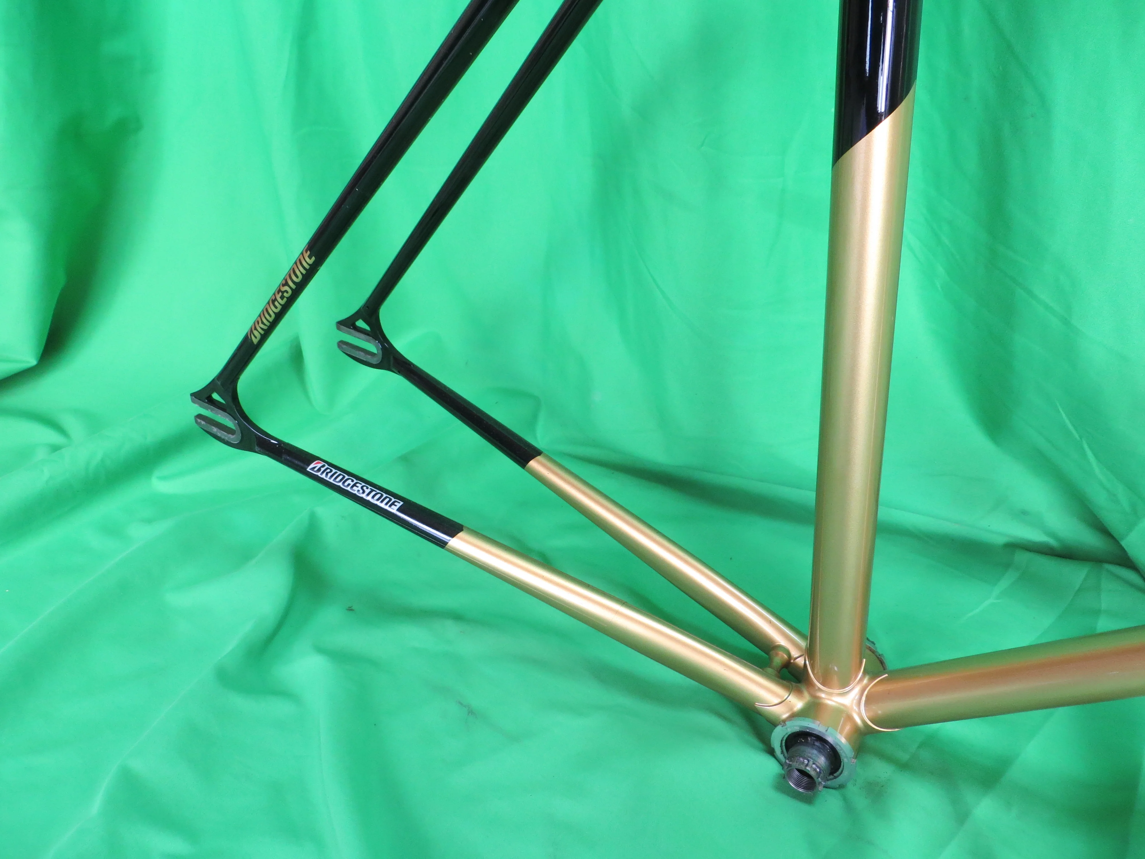 Bridgestone Columbus Max Fork // Gold / Black Two Tone // 50cm - Image 14