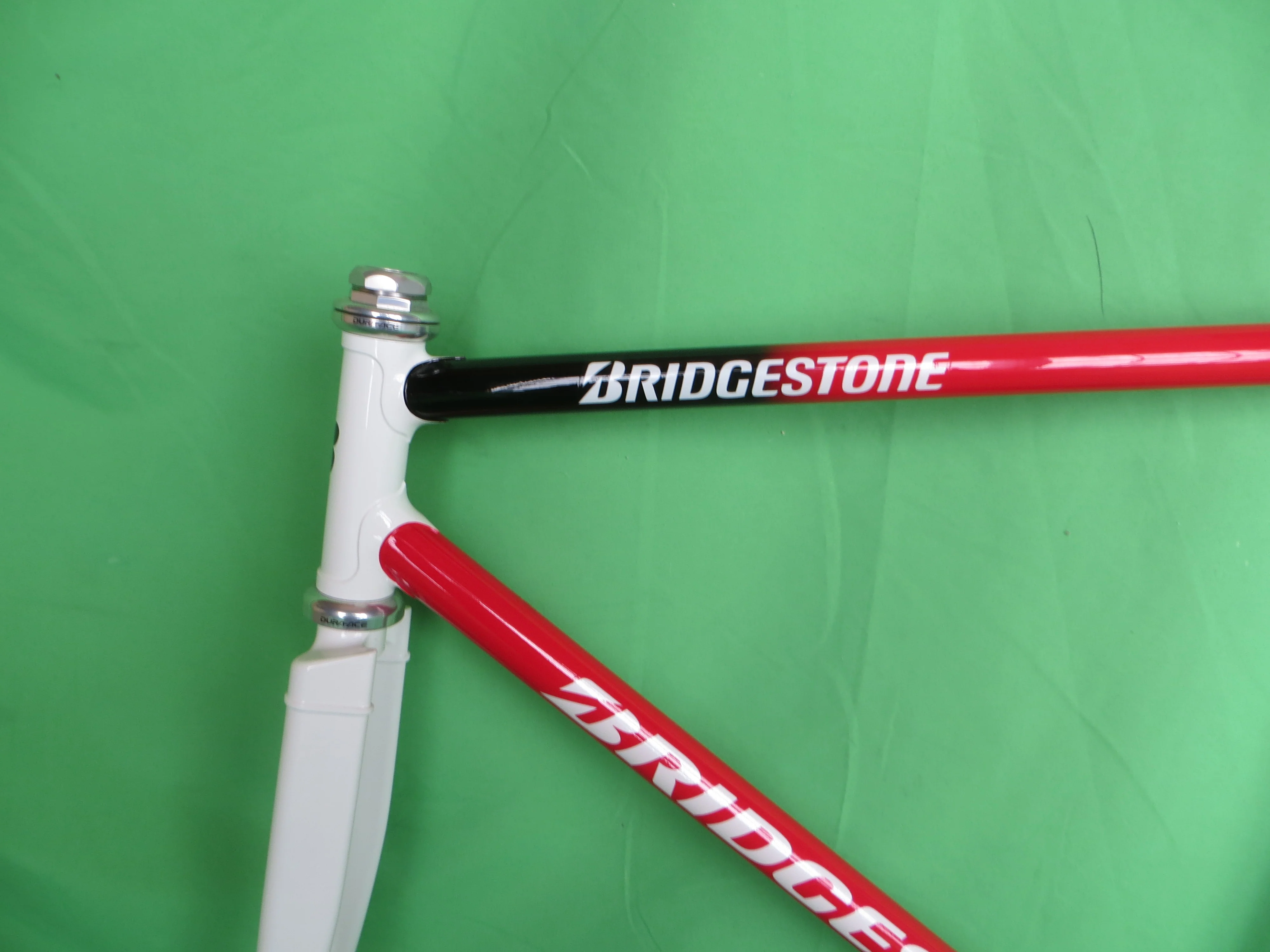 Bridgestone Columbus Max Fork // Red / White / Black / 49.5cm - Image 4