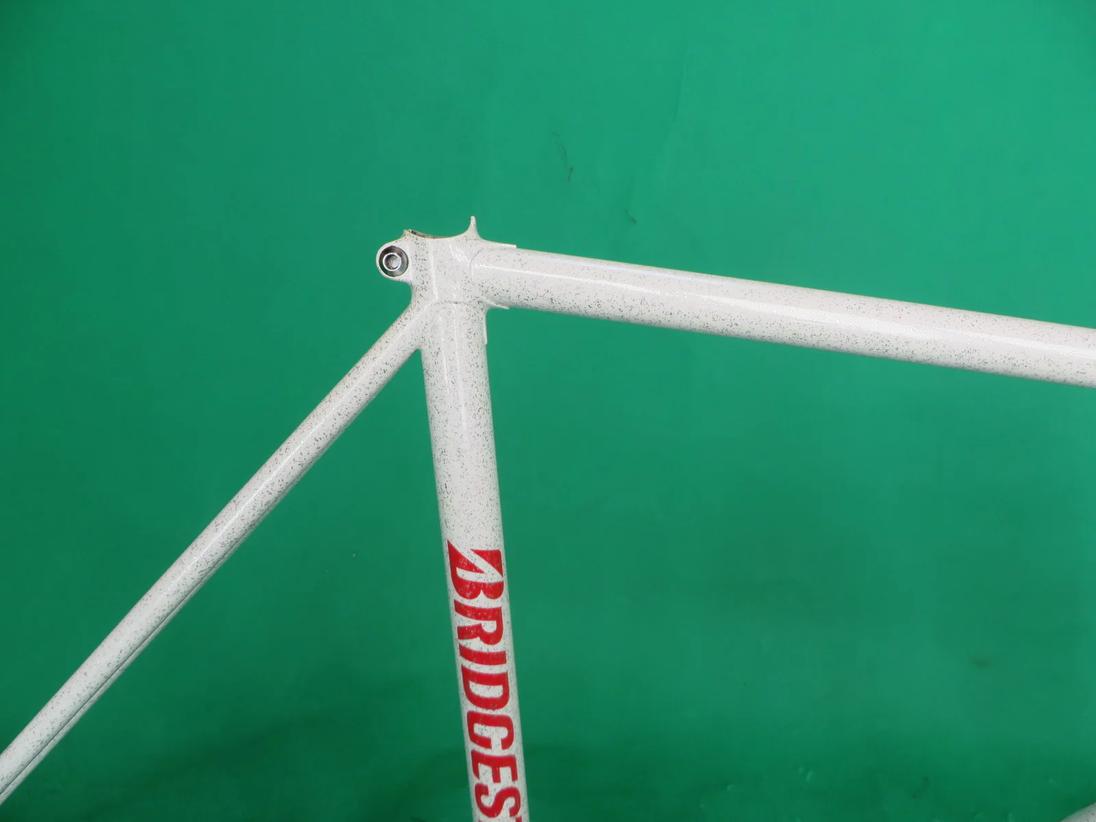 Bridgestone // White with Super Silver Flake // Columbus Max Fork // Reynolds 520 // 51.5cm - Image 12