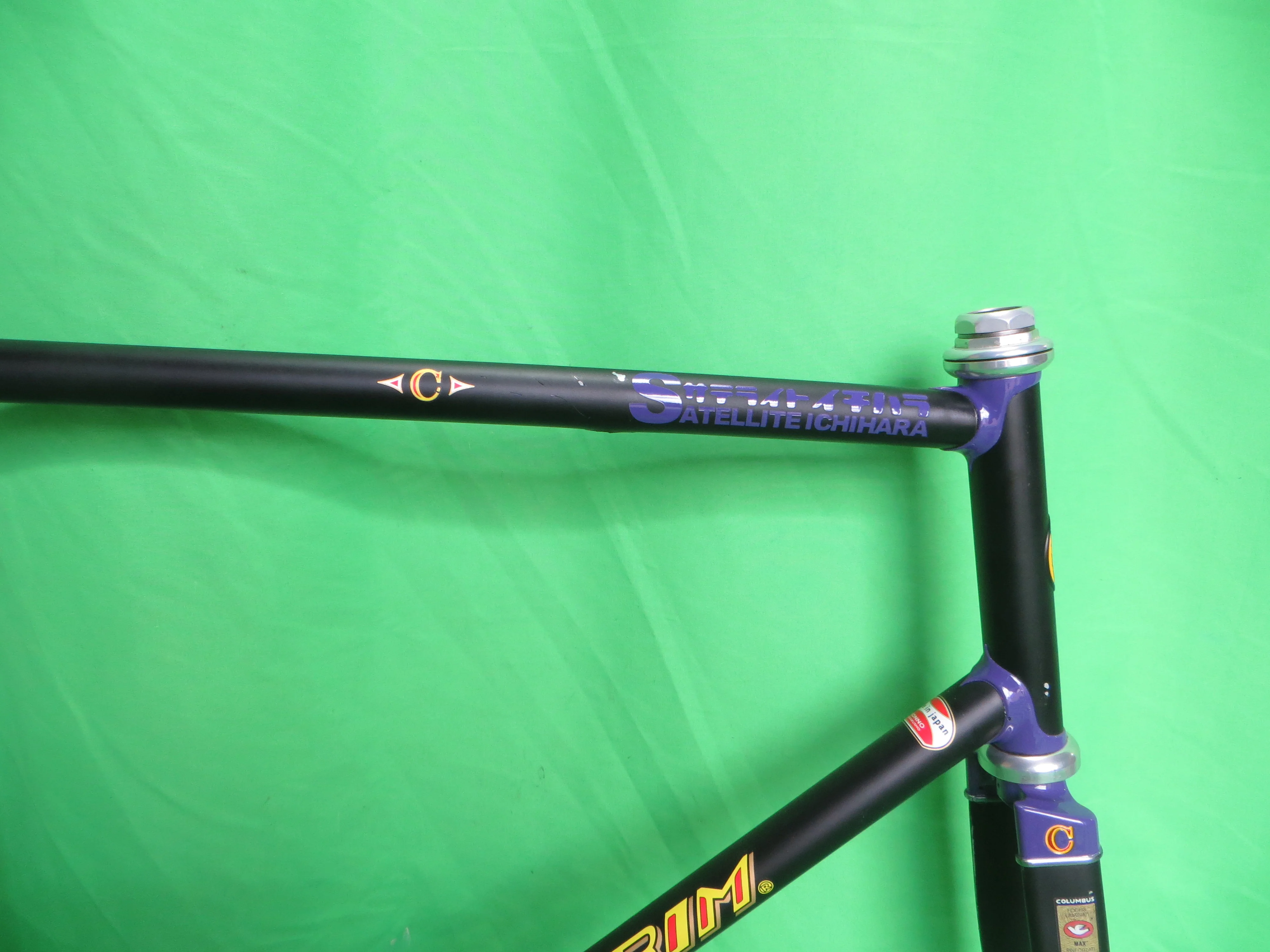 Cherubim Columbus Max Fork // Matte Black / Purple Lugs // 55cm - Image 11