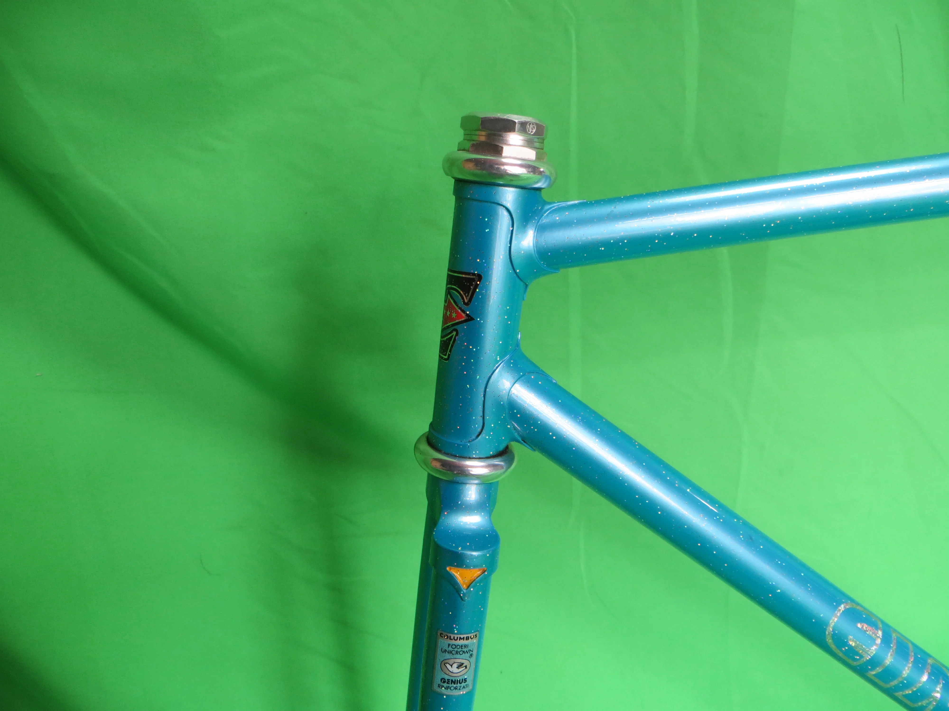EIMEI Columbus Genius // Light Blue with Rainbow Flake // 50.5cm - Image 2