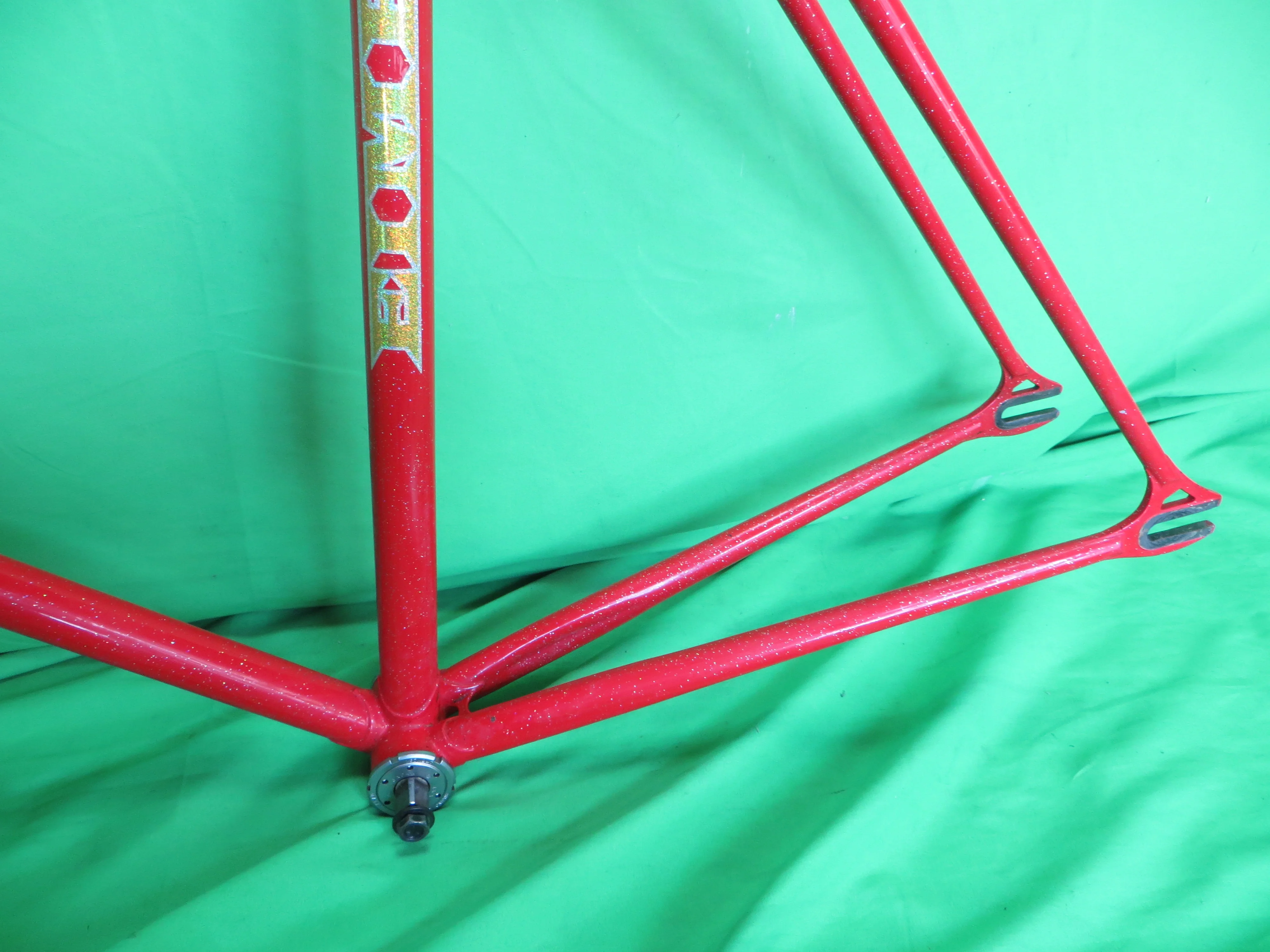 EIMEI Gold Decals // Red Metallic with Rainbow Flake // 55cm - Image 7