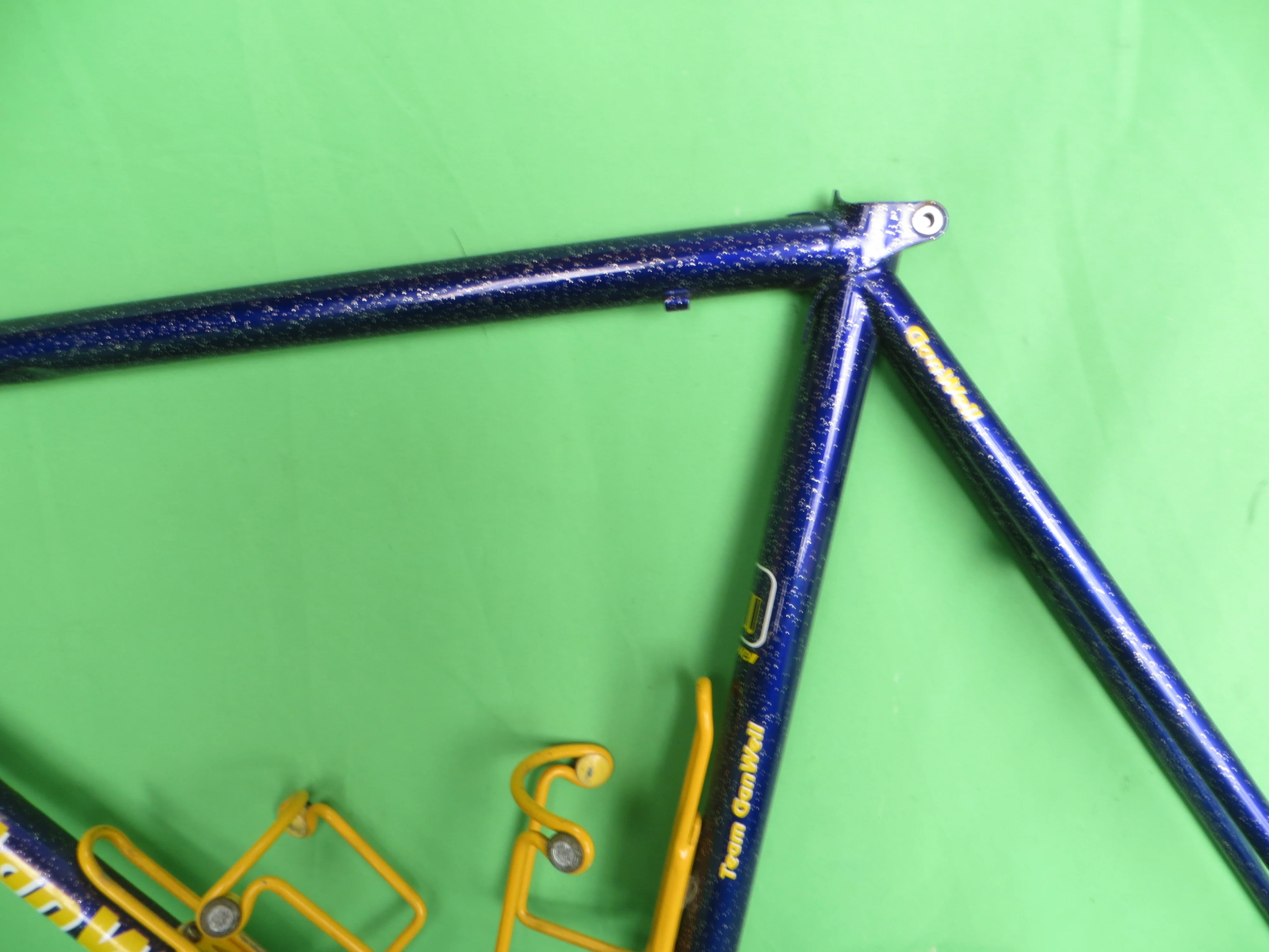 Gan Well Pro Road Frame // Purple with Gold Flake // 55cm - Image 6