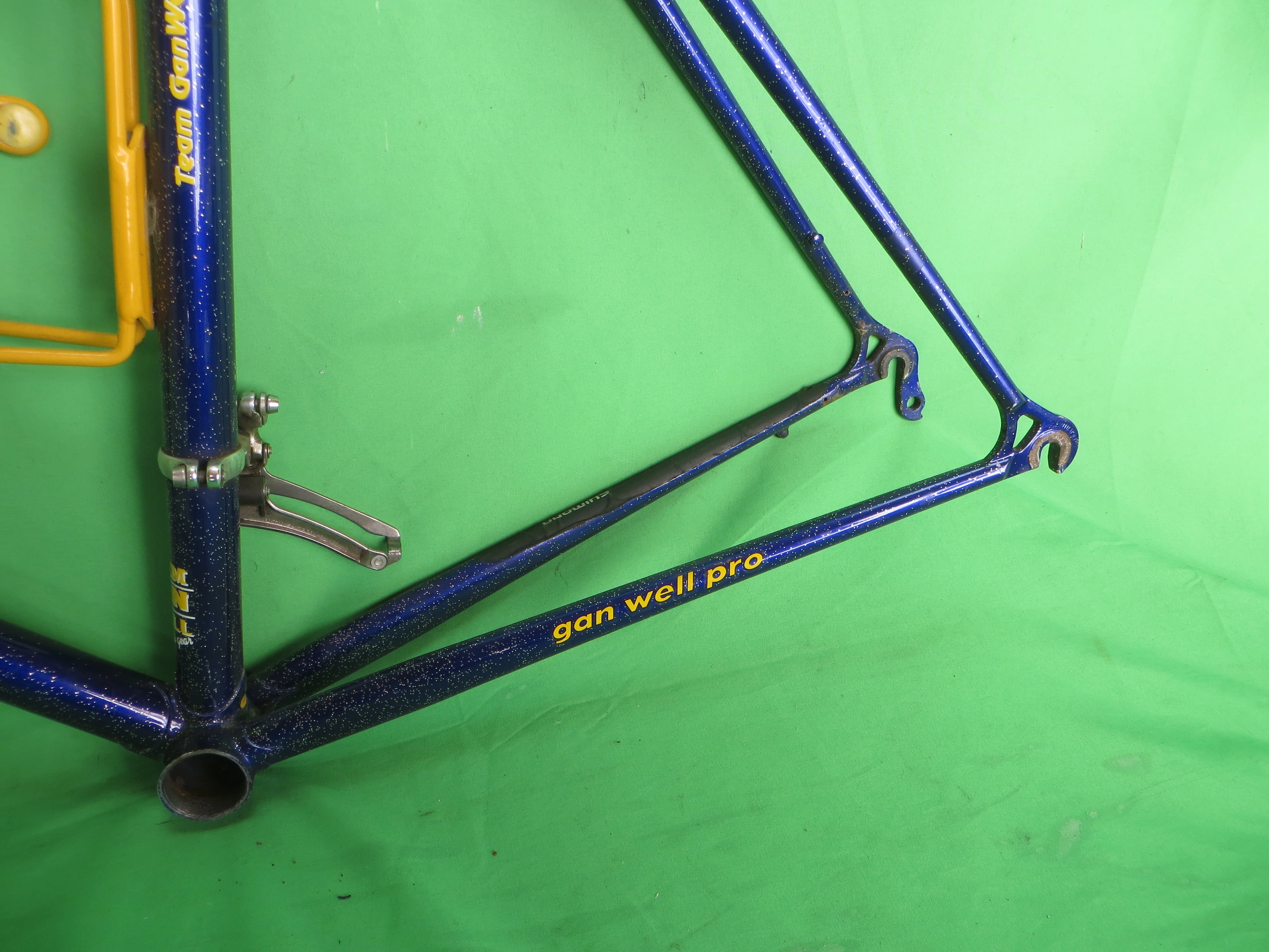 Gan Well Pro Road Frame // Purple with Gold Flake // 55cm - Image 8