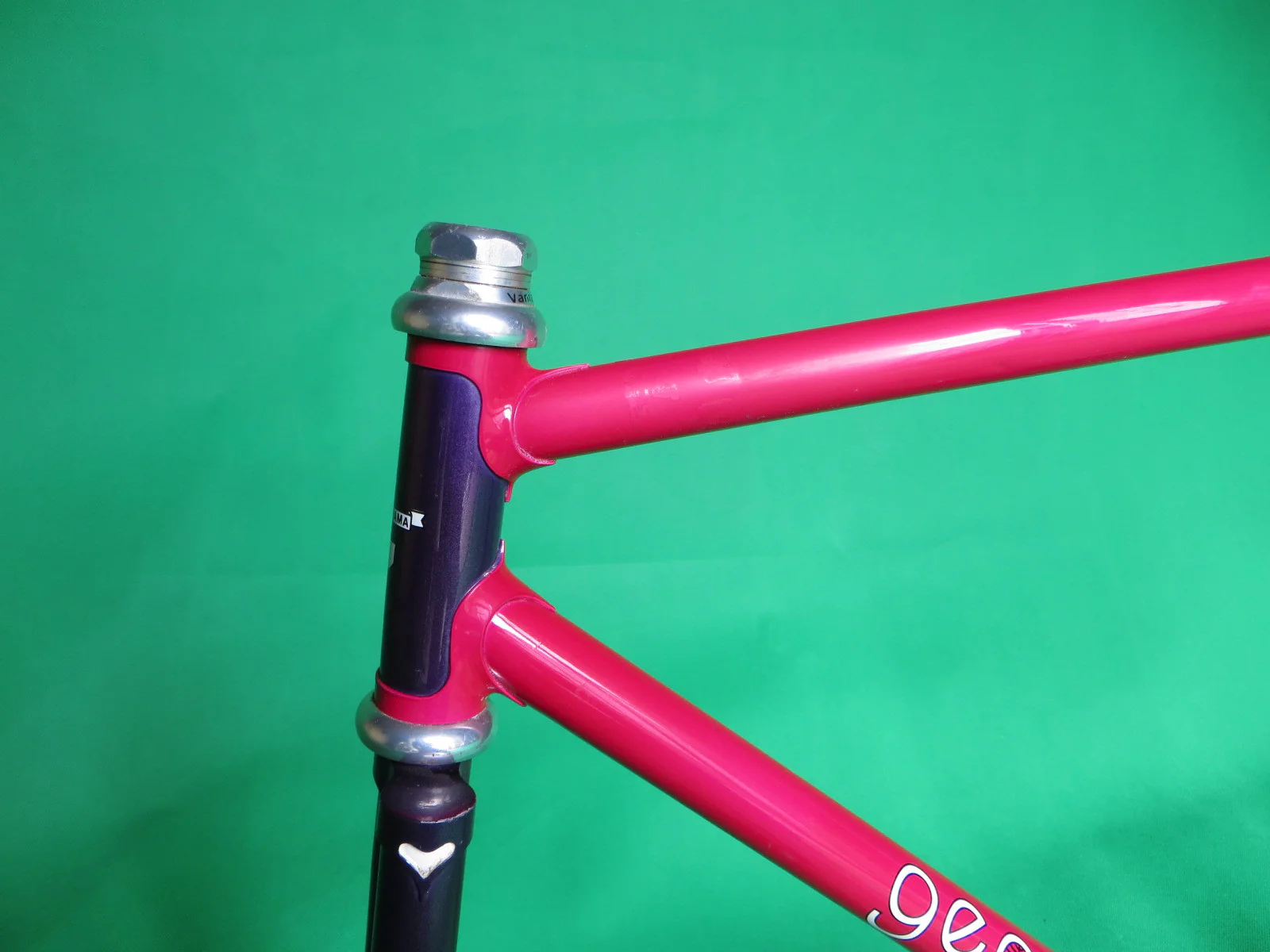 GEORAMA // ruby pink + dark purple metallic two tone // 53cm - Image 2