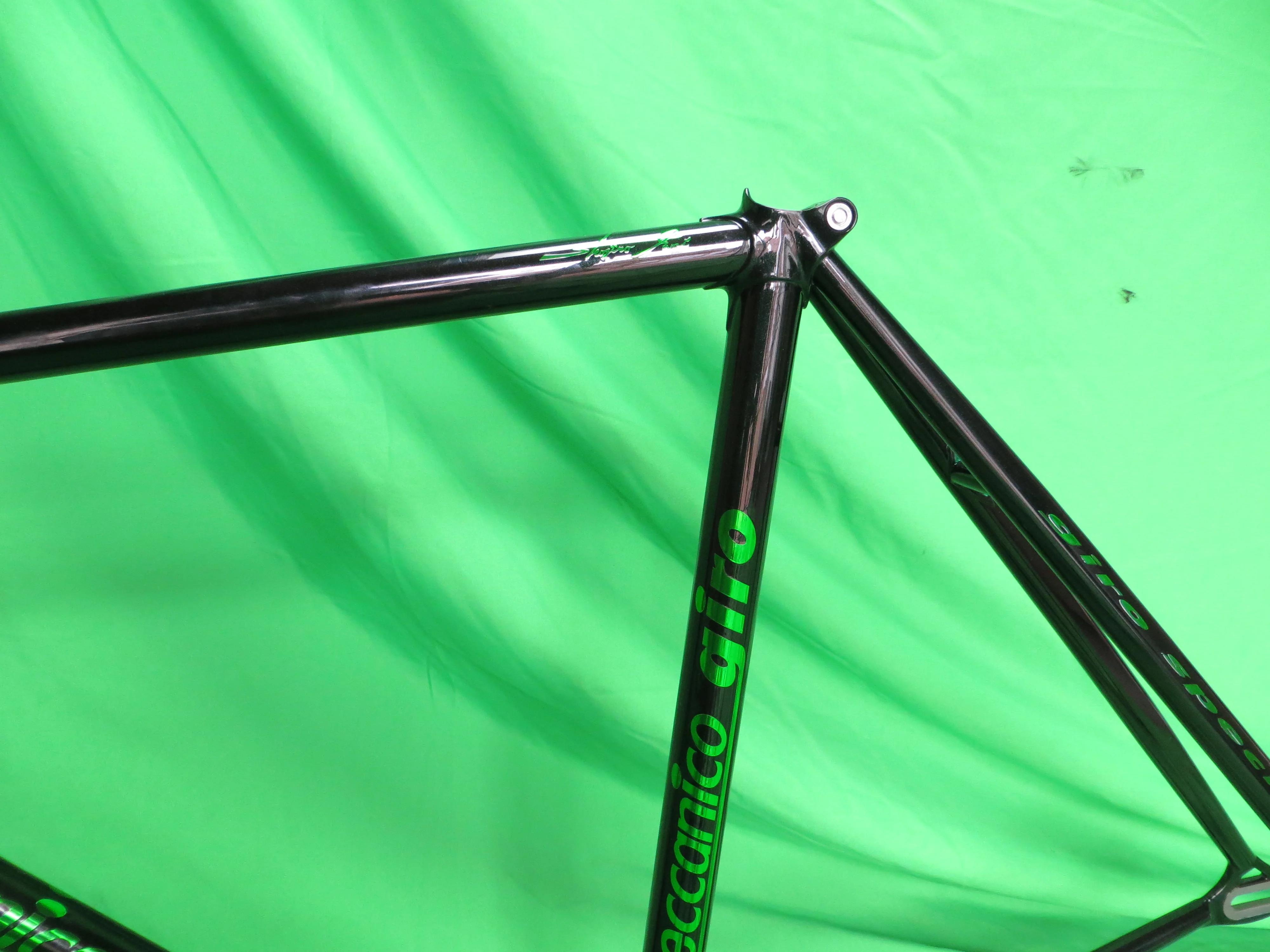 GIRO Columbus Max Fork // Black with fine green flakes // 49.5cm - Image 5