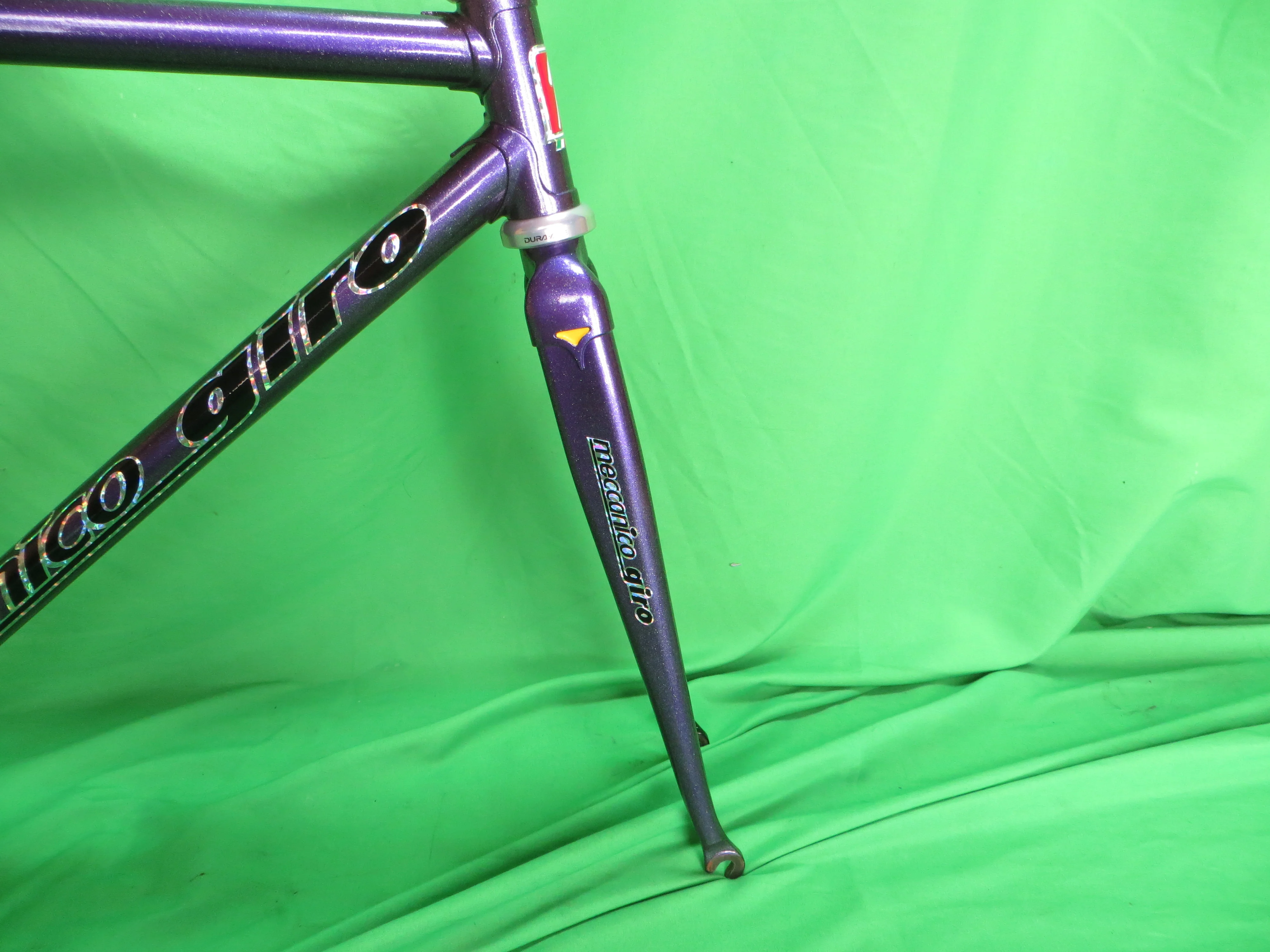 GIRO Columbus Max Fork // Purple Metallic / Clear Black Fade with Silver Fine Flake // 46.5cm - Image 10