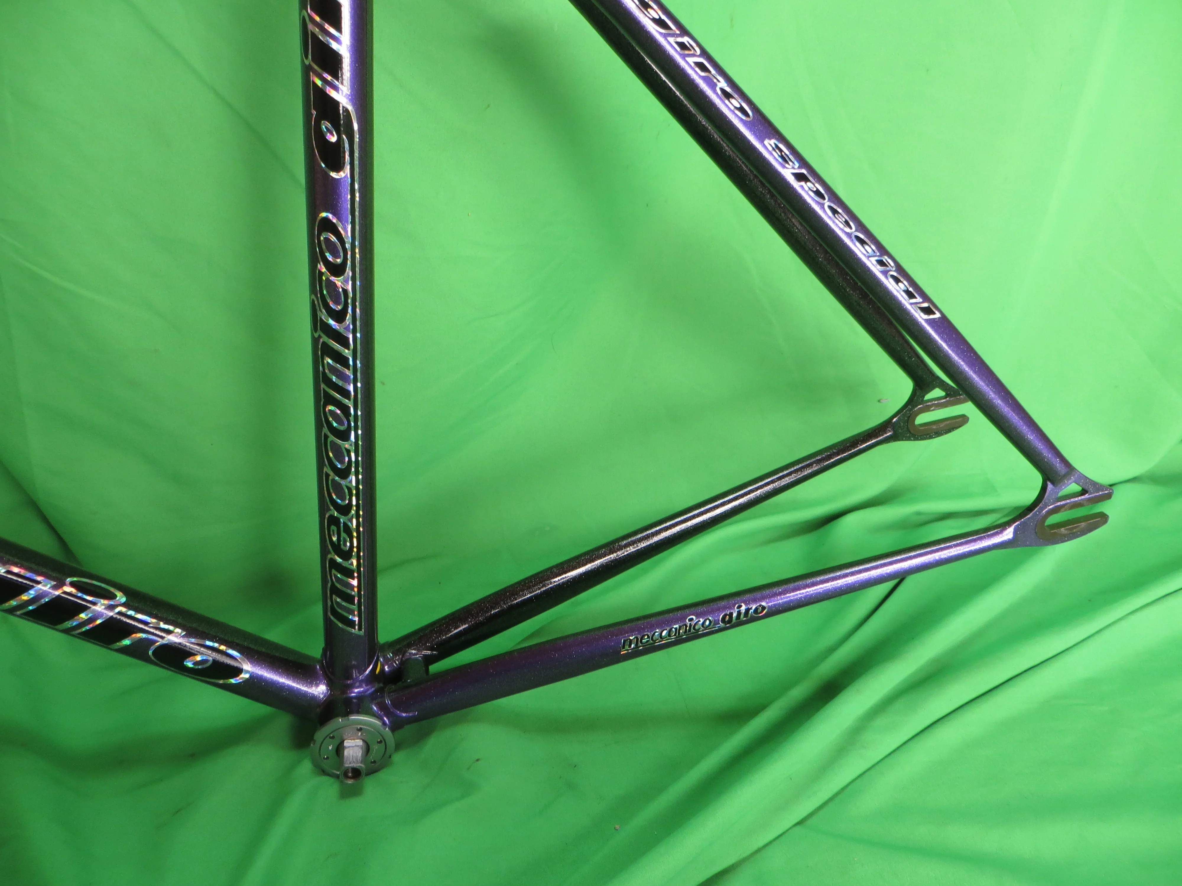 GIRO Columbus Max Fork // Purple Metallic / Clear Black Fade with Silver Fine Flake // 46.5cm - Image 7