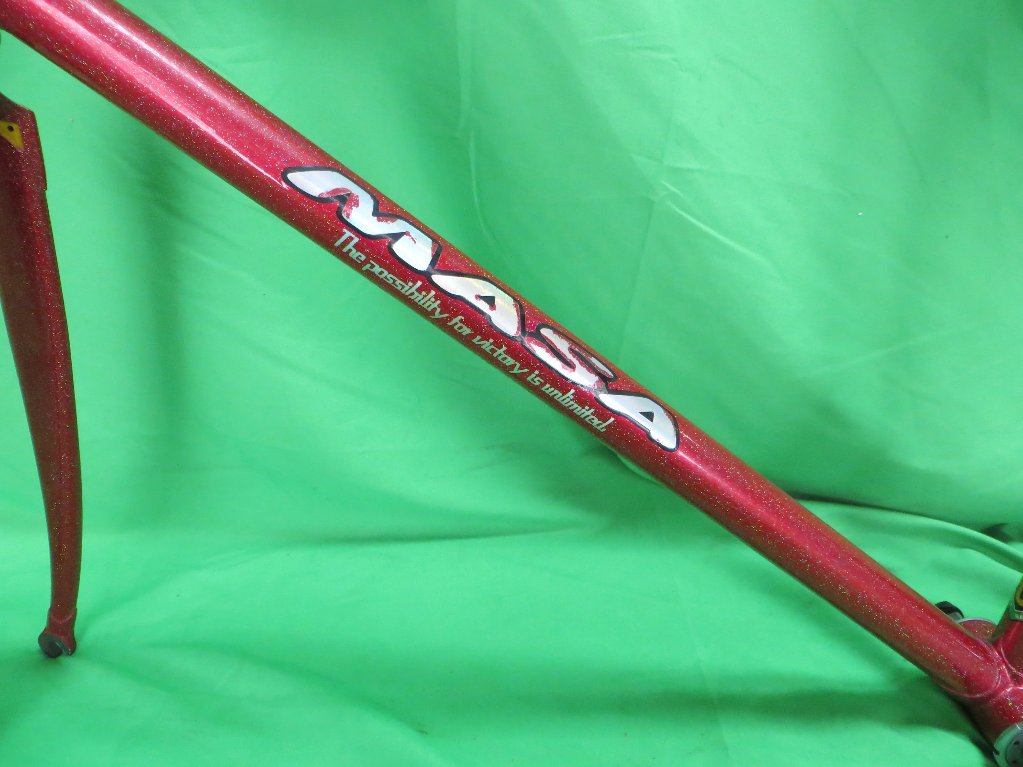 Makino Reynolds 853 // Red Metallic with Rainow Flake // 52cm /250318 - Image 7