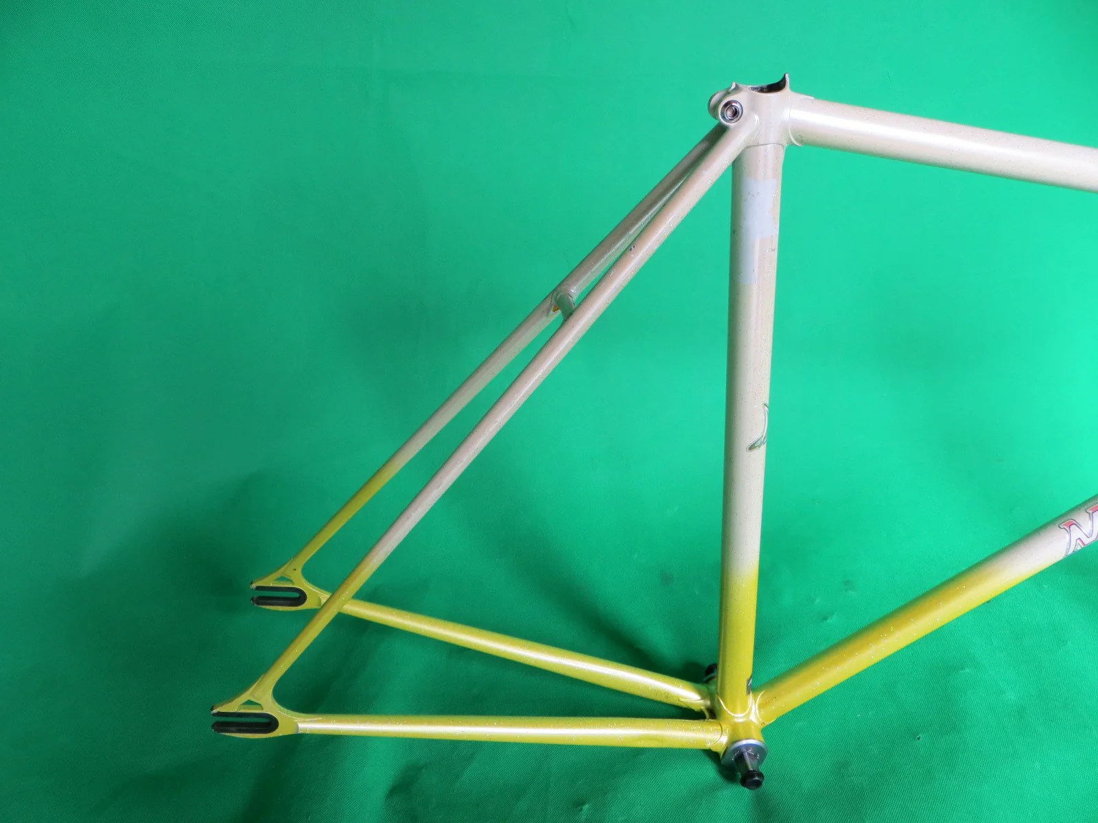 MAKINO // white & yellow fade with flake // Kasei 4130R tubing // 52.5cm - Image 15