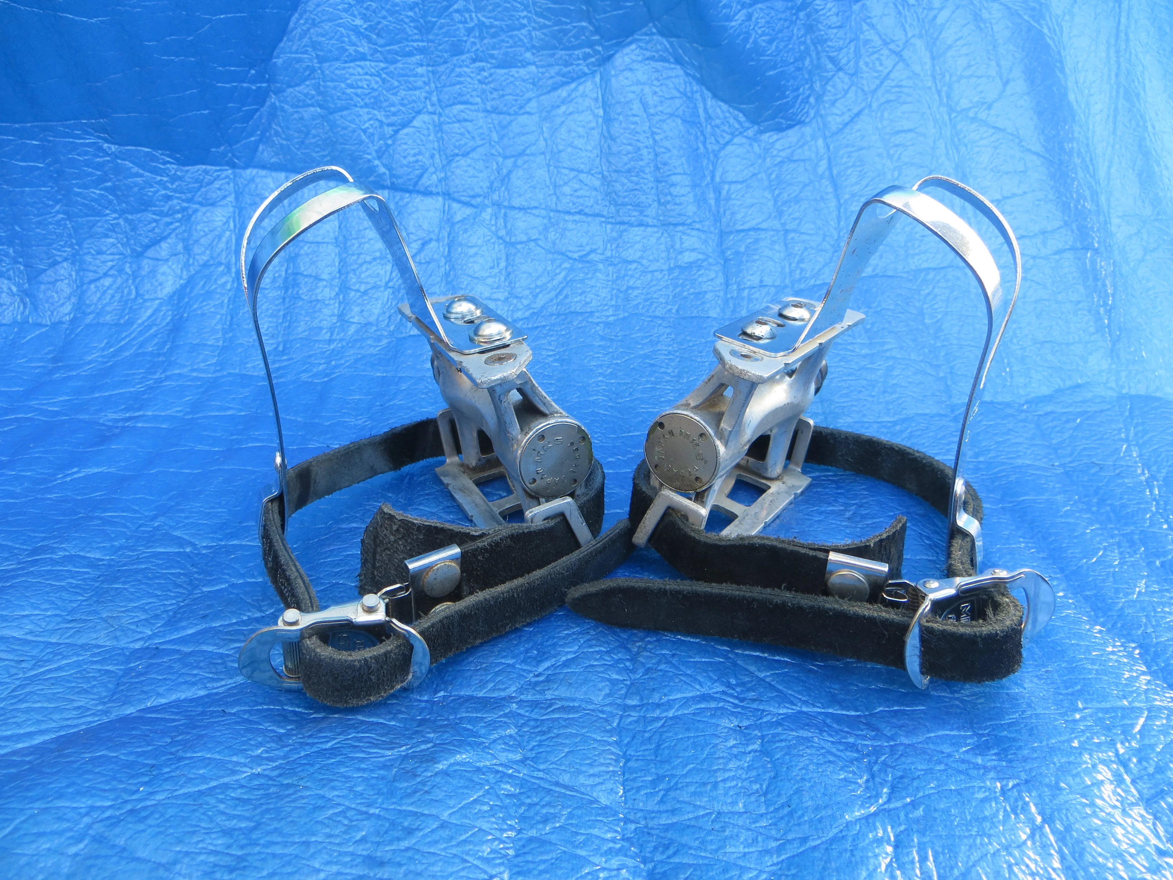 MKS Royal Nuevo NJS Pedals , MKS Steel S-size NJS Clips and MKS Fit-α Sports NJS Toe Straps (25120115) - Image 4