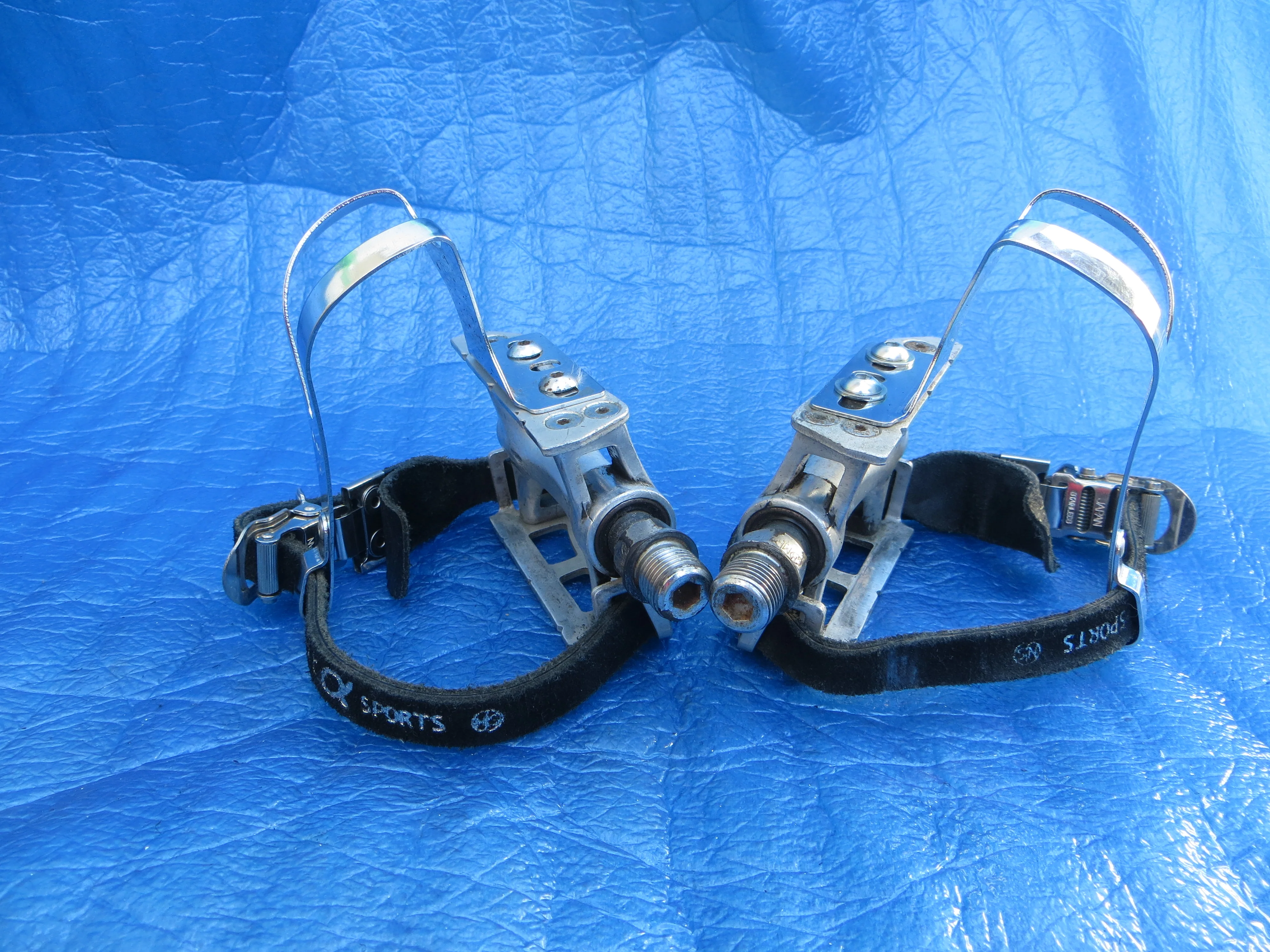 MKS Royal Nuevo NJS Pedals , MKS Steel S-size NJS Clips and MKS Fit-α Sports NJS Toe Straps (25120115) - Image 5