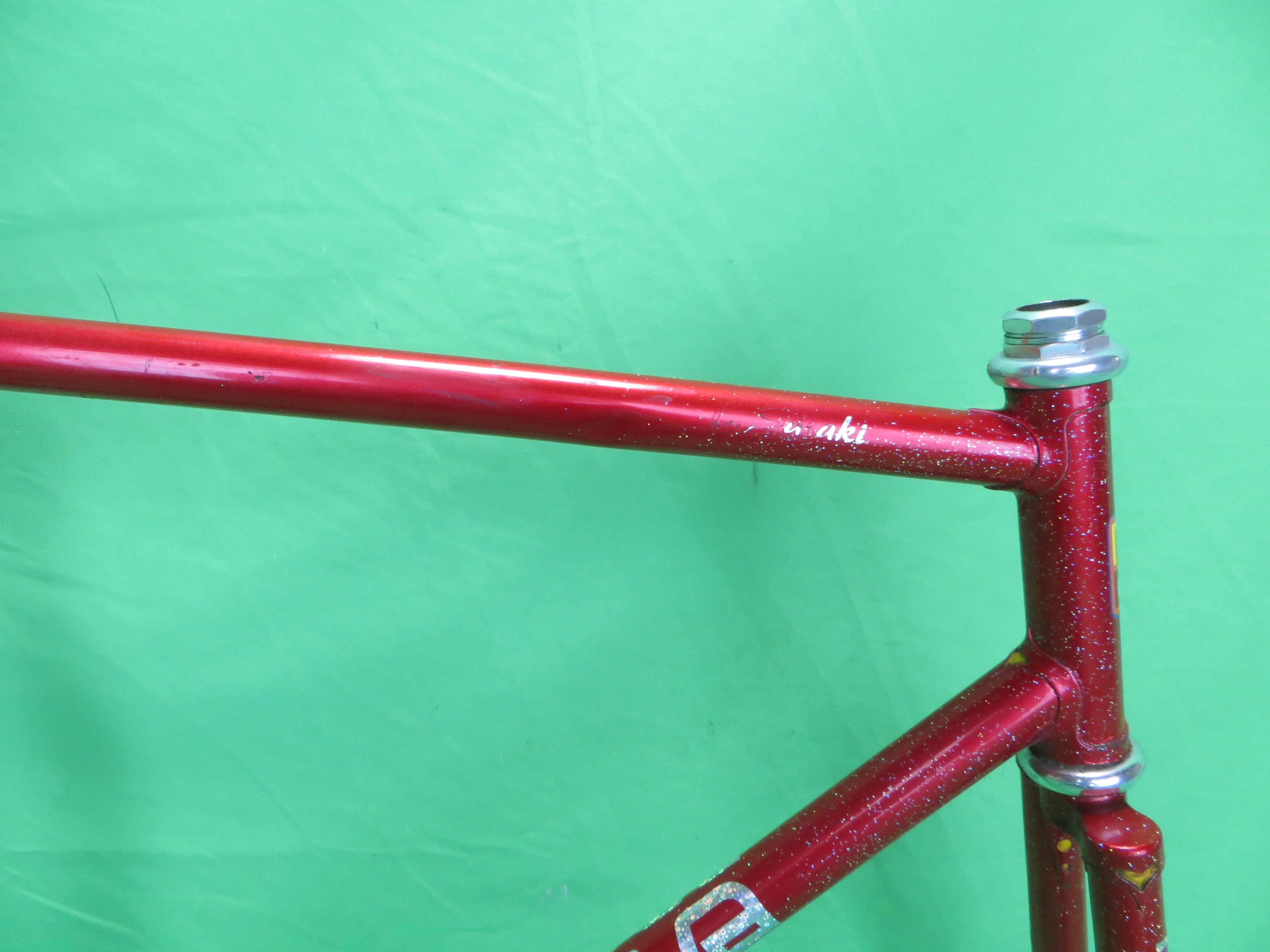 Nagasawa // Red Metallic with rainbow flake // 54.5cm - Image 12
