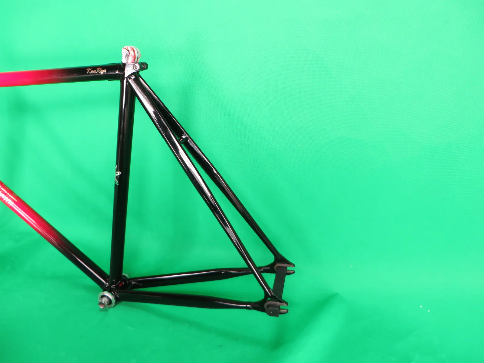 Never Used Makino Columbus Max Fork/ Reynolds 631 // Red / Black Fade // 52.5cm - Image 8