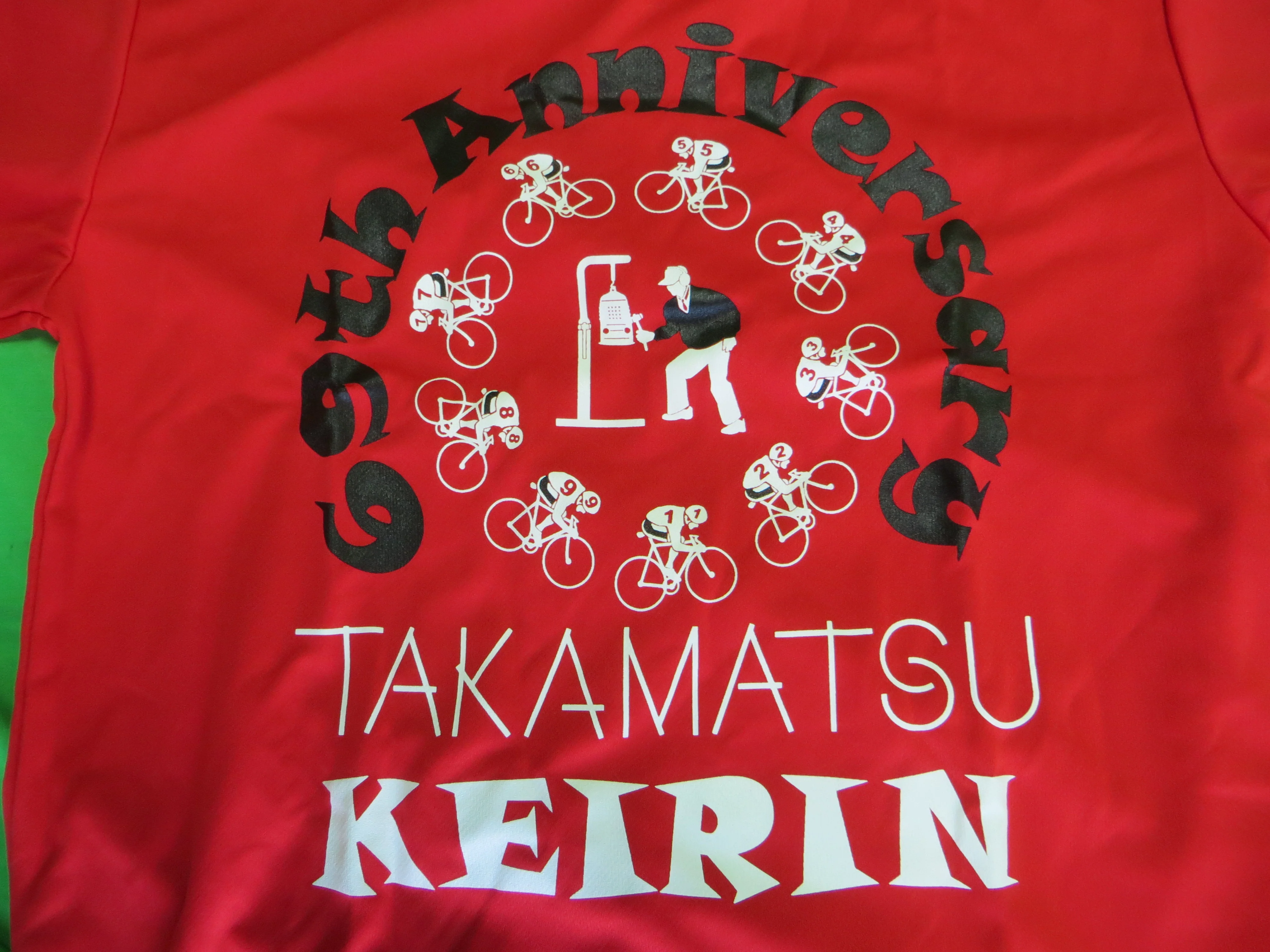 Never Used Short Sleeve Official Keirin T-shirt Japanese L American M /250507 - Image 2