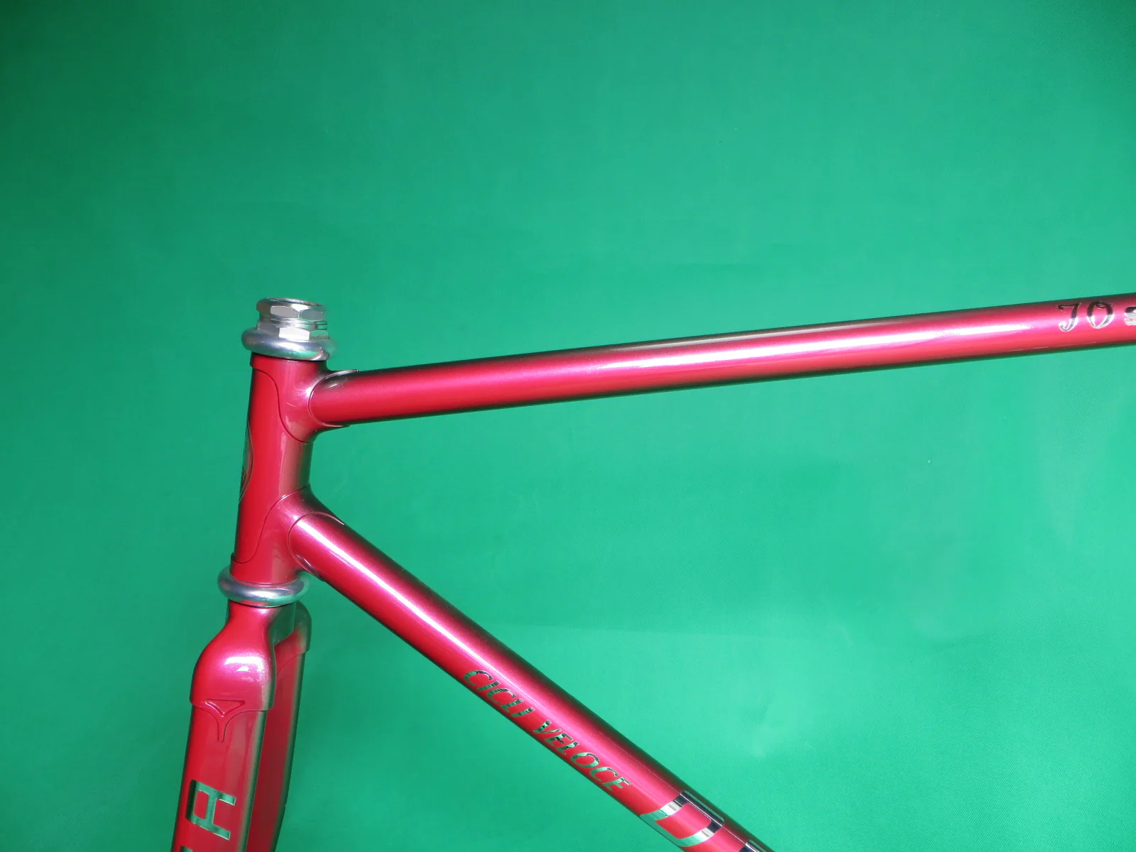 Osca //  Red Grey Metallic Fade //  Columbus Max Fork //  51.5cm - Image 4