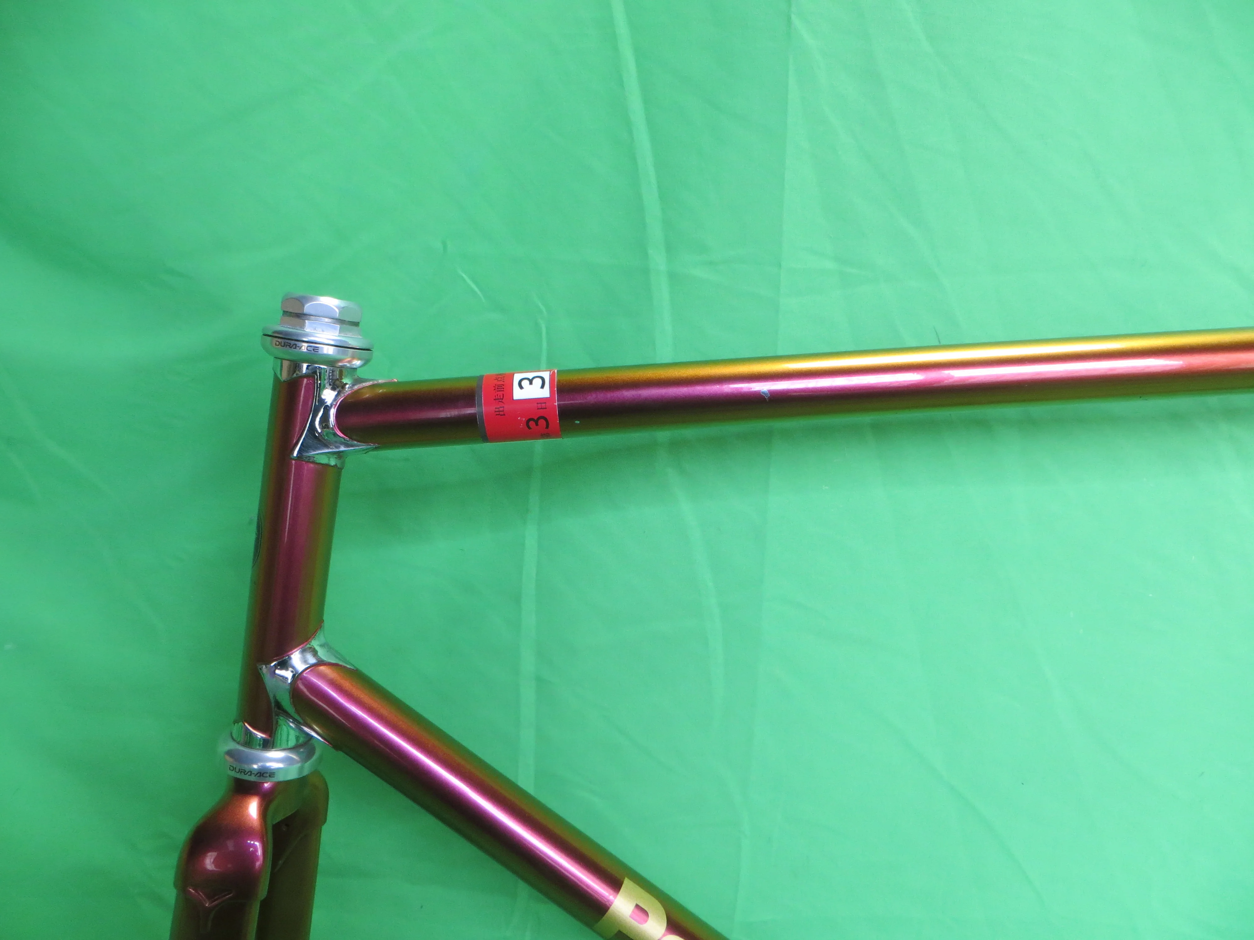 Panasonic Columbus Max Fork // Aurora / Chrome Plated Lugs // 56cm - Image 4