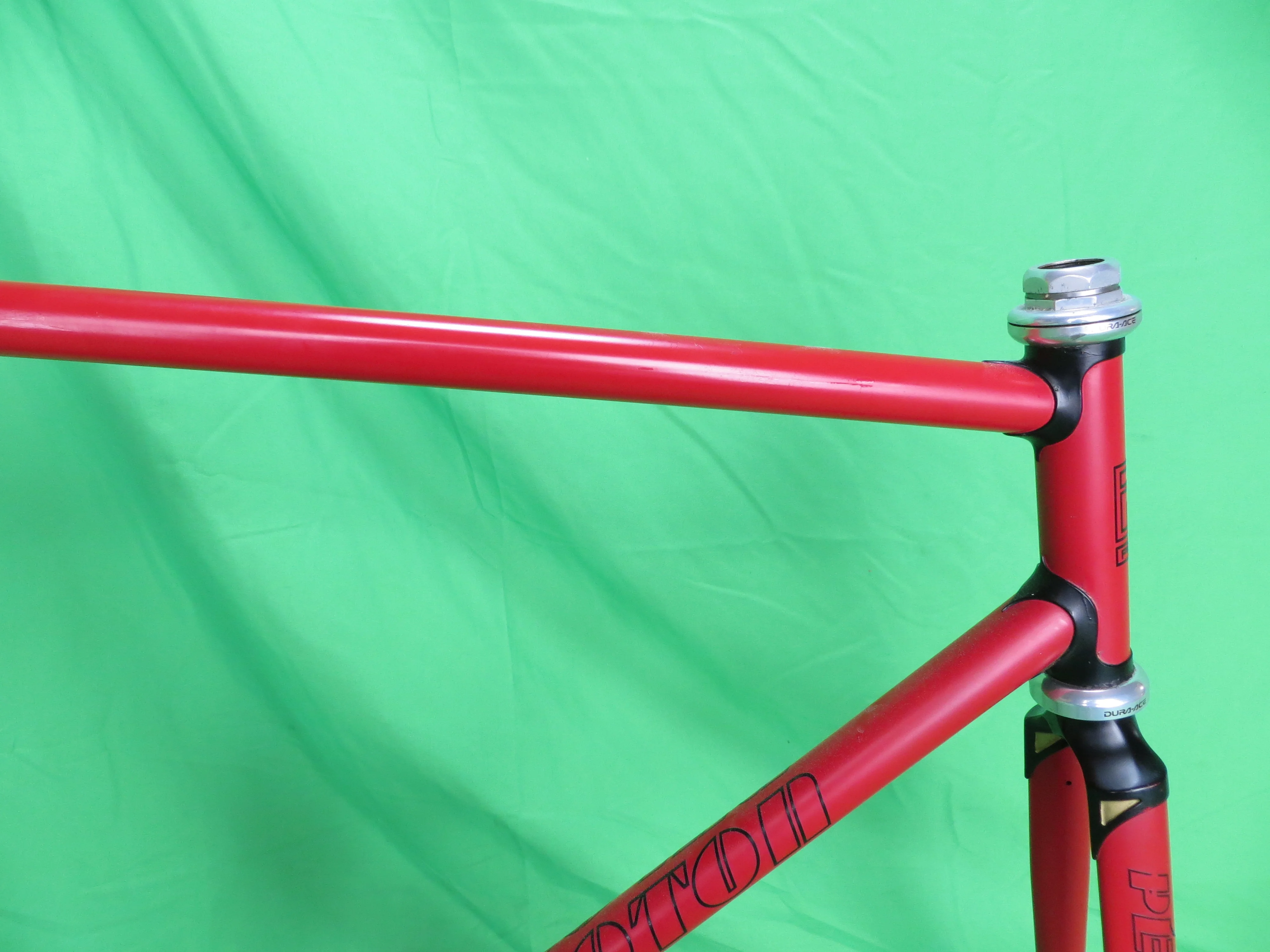 PELOTON // Matte Red / Black Lugs // 54cm - Image 11