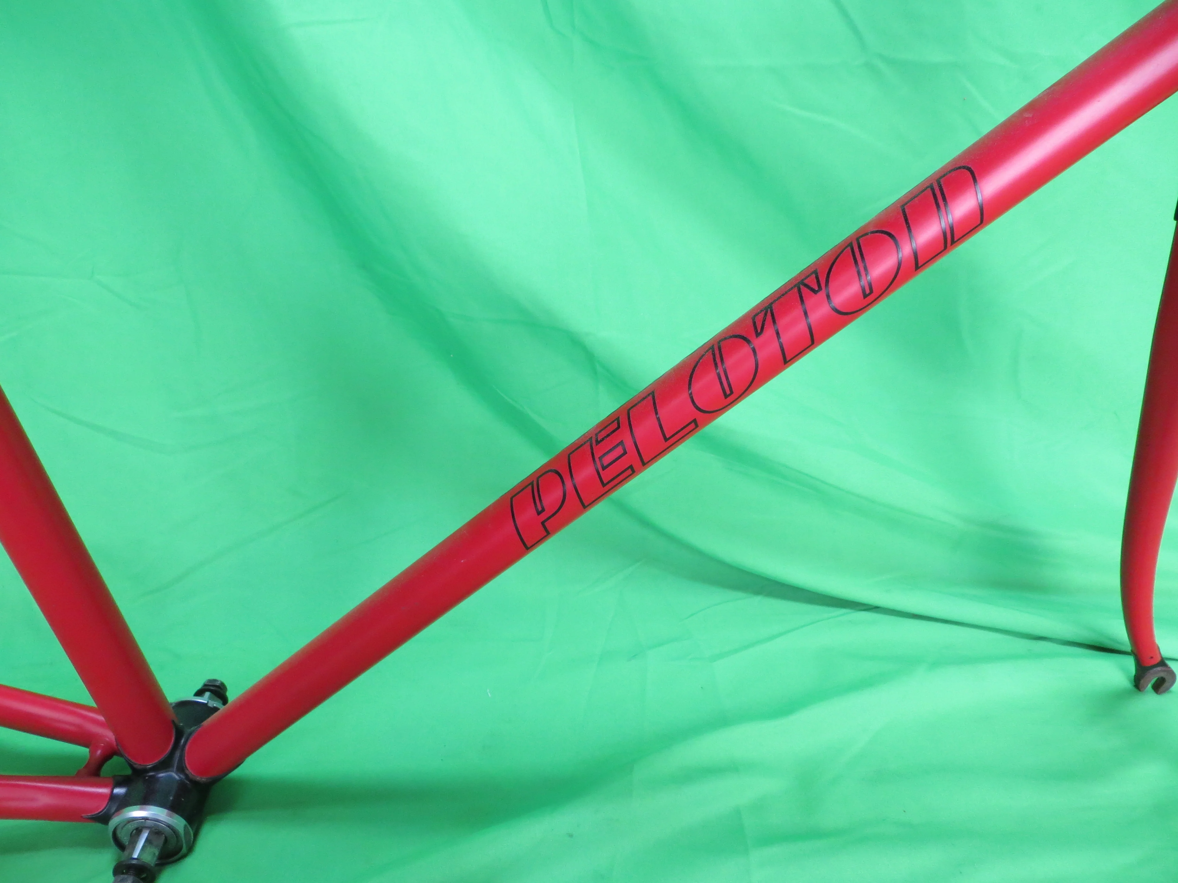 PELOTON // Matte Red / Black Lugs // 54cm - Image 13