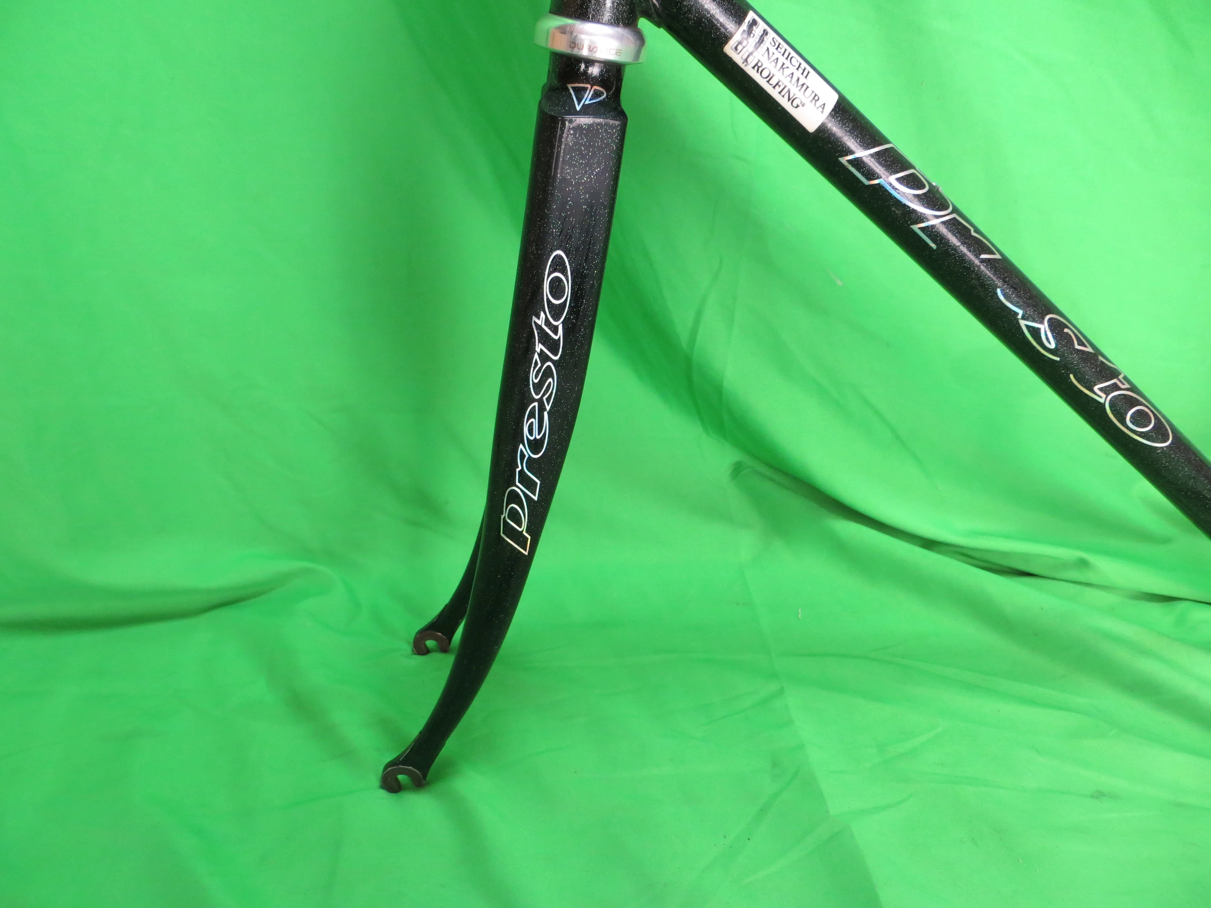 Presto Columbus Max Fork // Black with Silver Flake // 51cm - Image 3