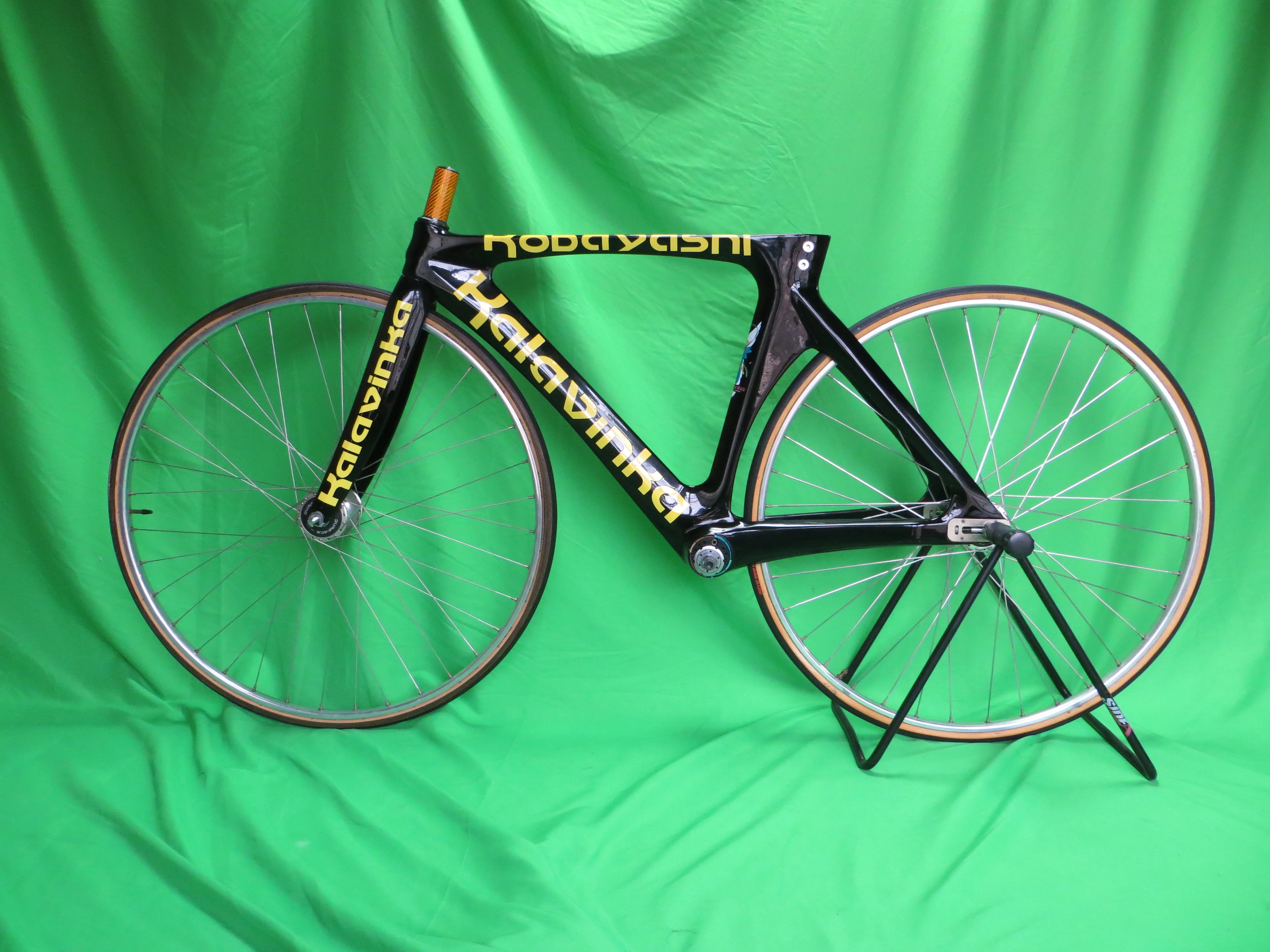 Rare! Kalavinka Girl'S Keirin Carbon Track Frame // Black // 47cm NJS Approved - Image 16