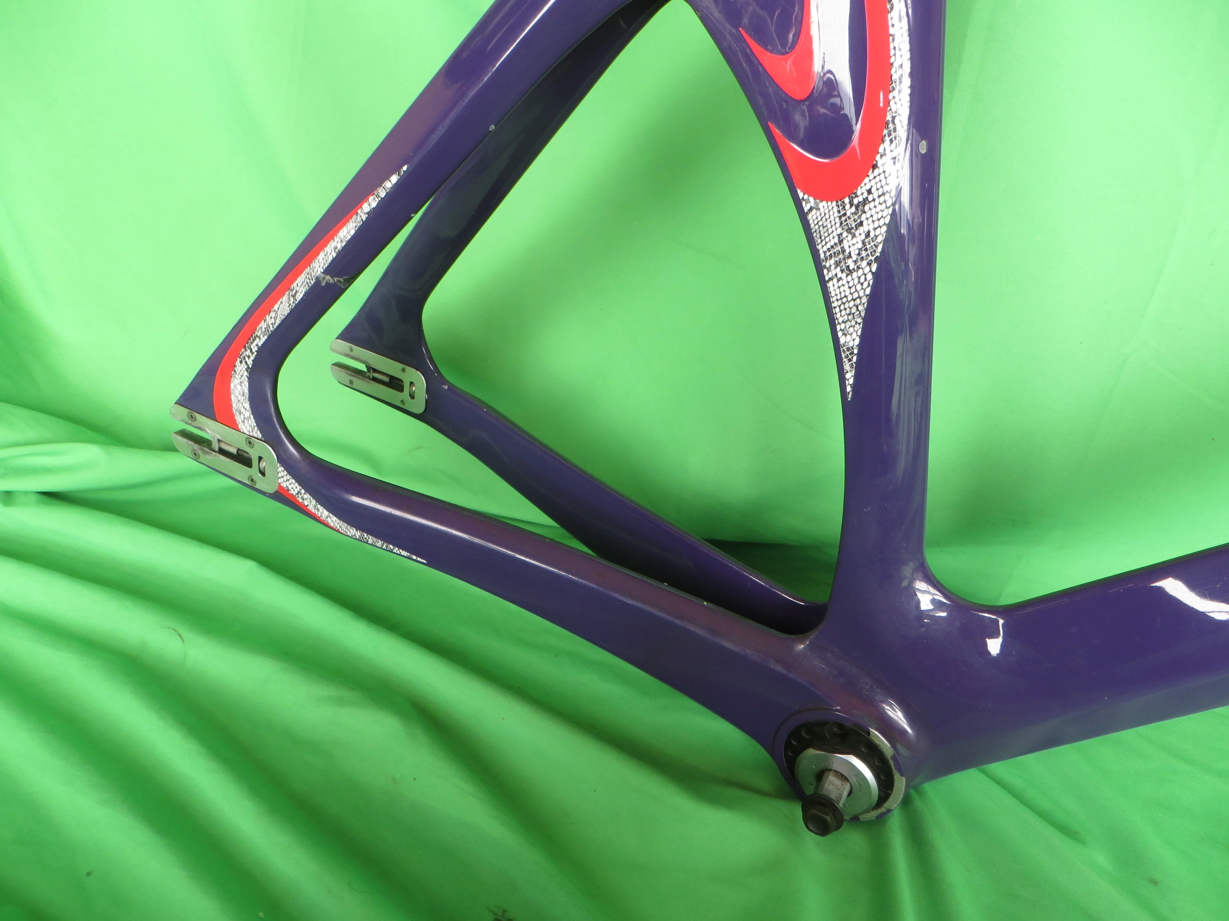 Rare M-size! Kalavinka GIRLS Keirin Carbon Track Frame // Purple // 50cm NJS Approved - Image 14