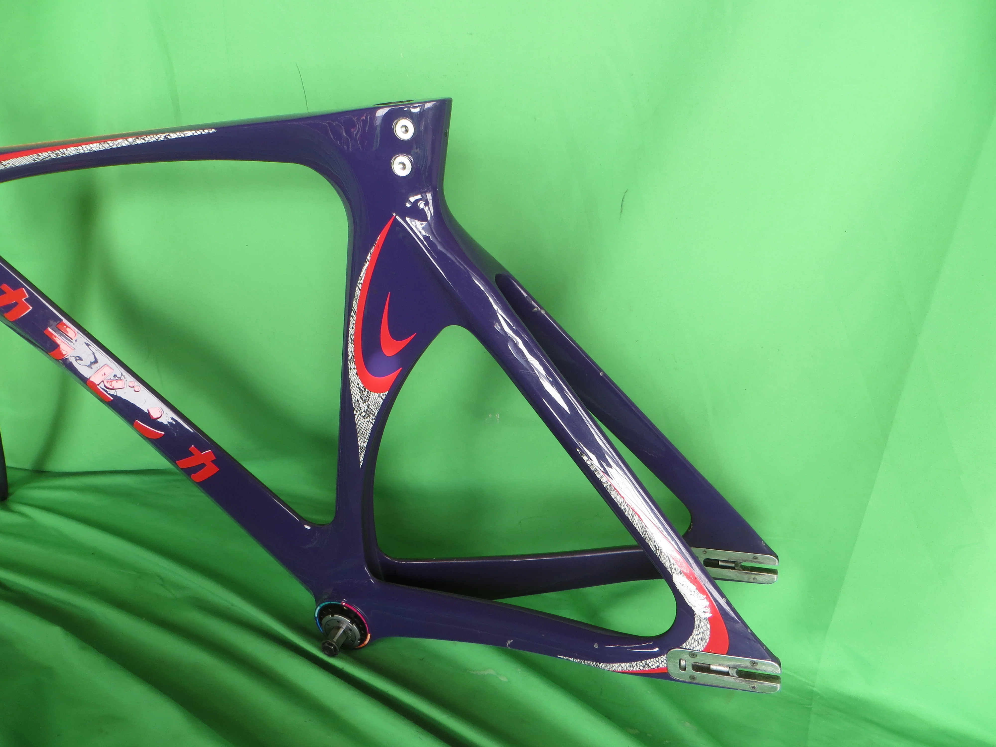 Rare M-size! Kalavinka GIRLS Keirin Carbon Track Frame // Purple // 50cm NJS Approved - Image 8