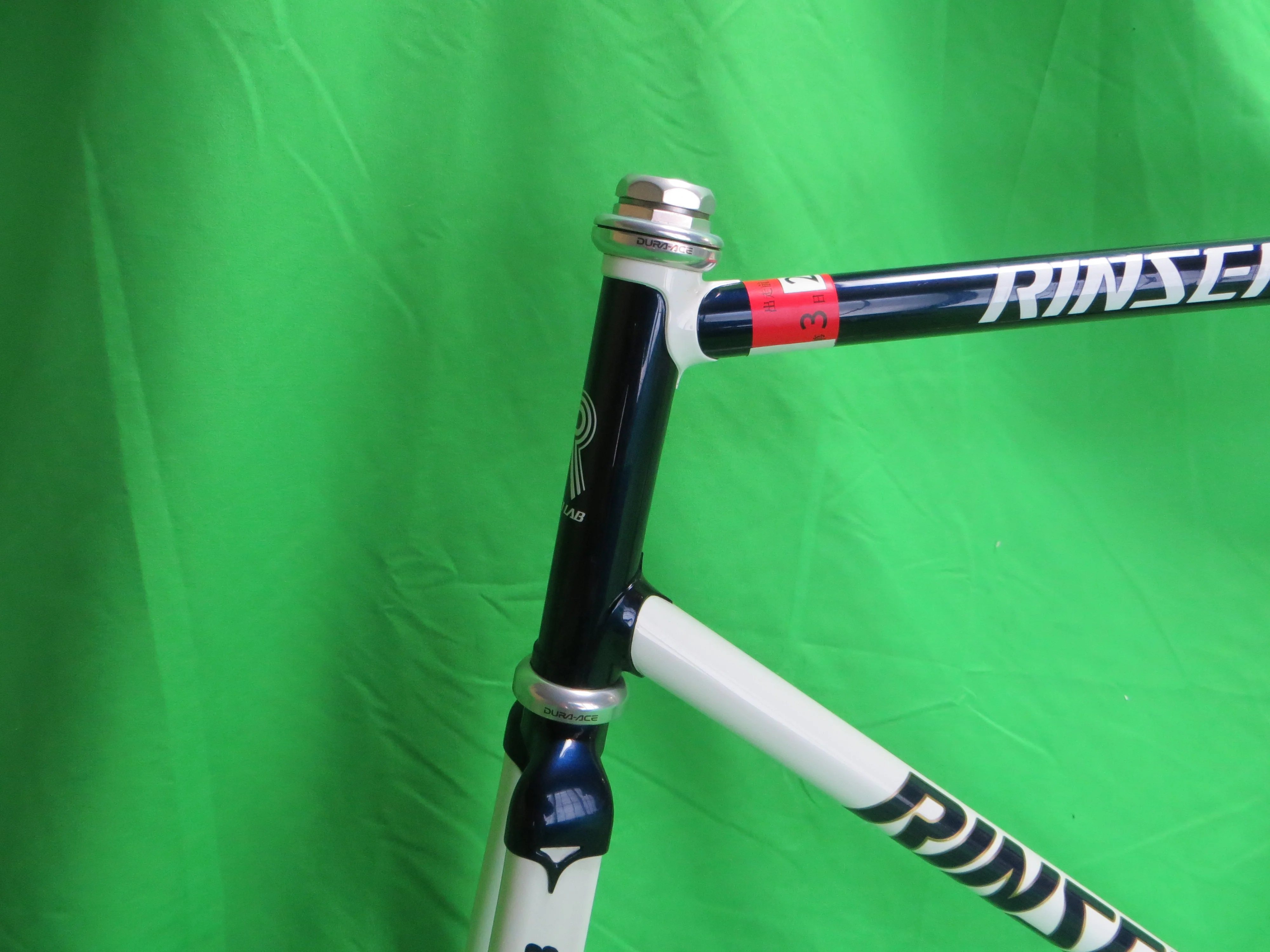 RINSEI LAB Columbus Max Fork // Dark Blue / White Two Tone // 55.5cm - Image 2