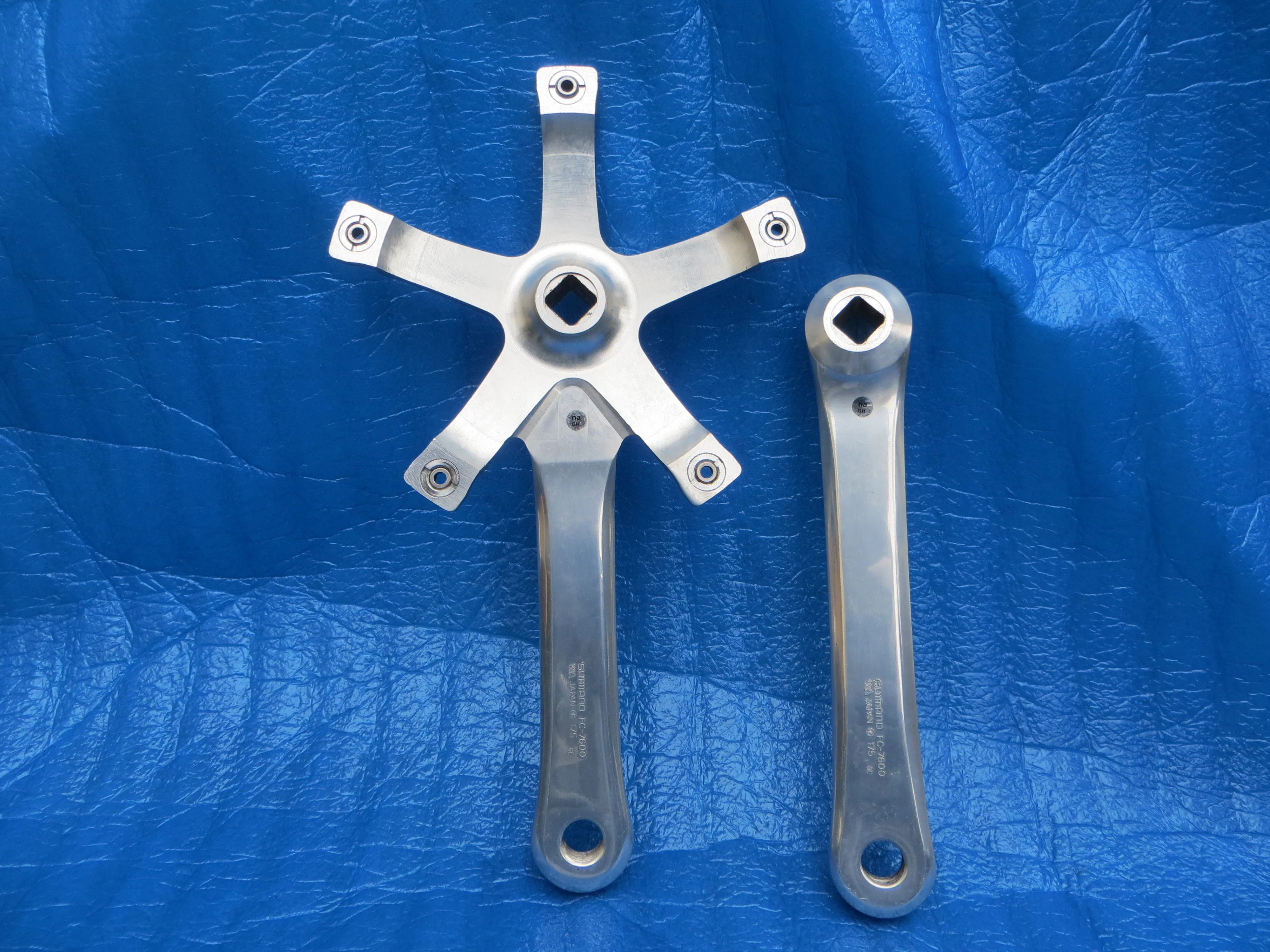 Shimano Dura Ace FC-7600 144BCD 175mm NJS Crank Set (25111113) - Image 2