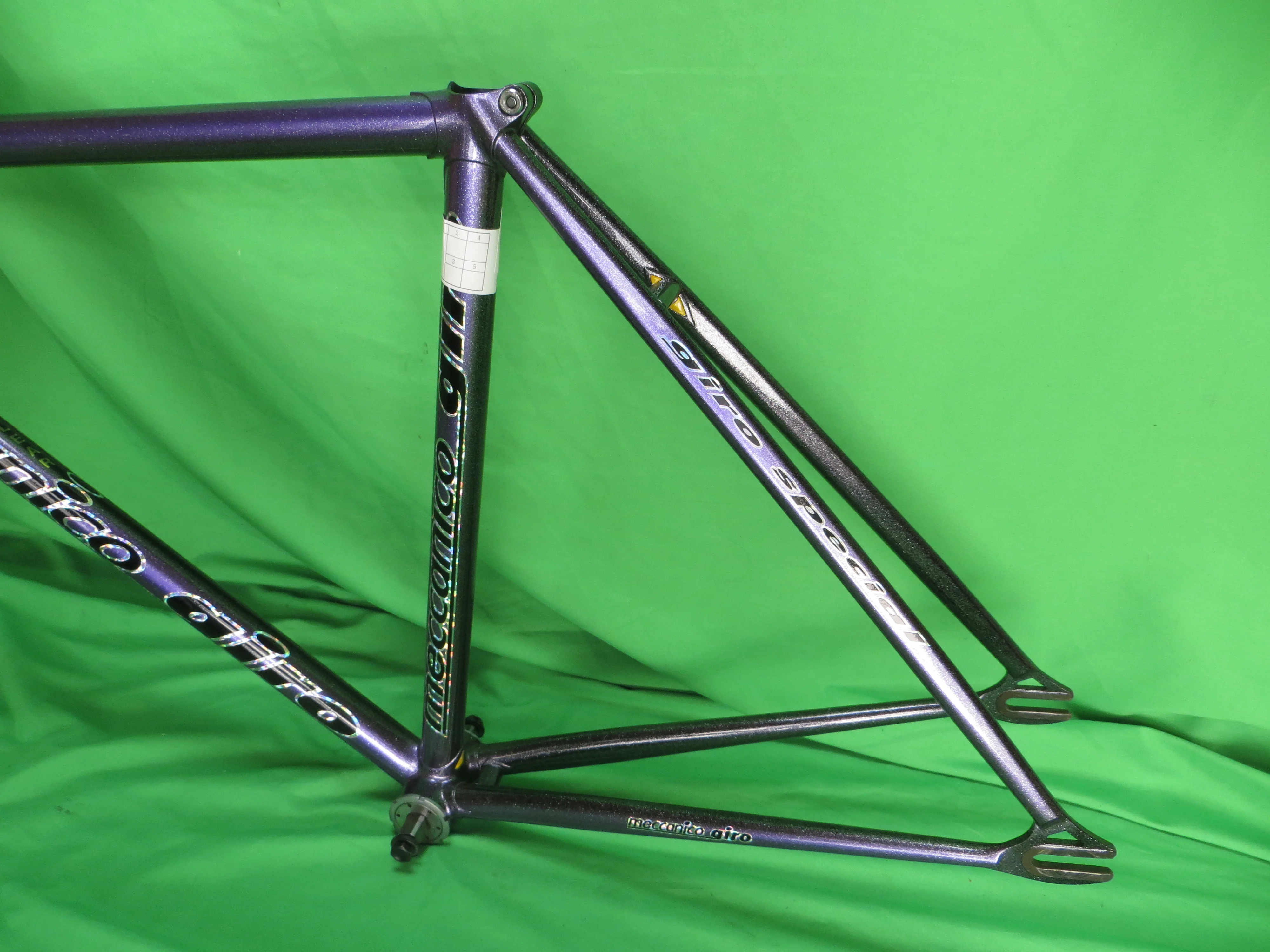 Super Rare! Keirin GP Champion Frame GIRO // Purple Metallic / Clear Black Fade with Silver Fine Flake // 46.5cm SS-class - Image 8